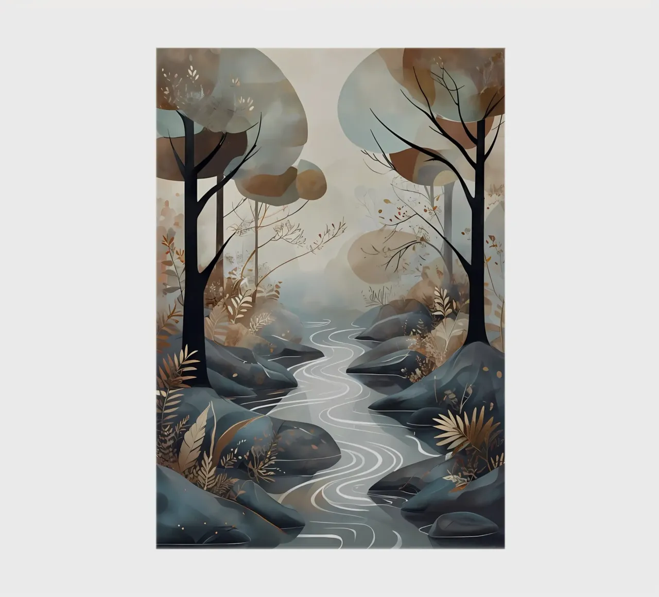 Serene Streamside notebook by Artistic-shop