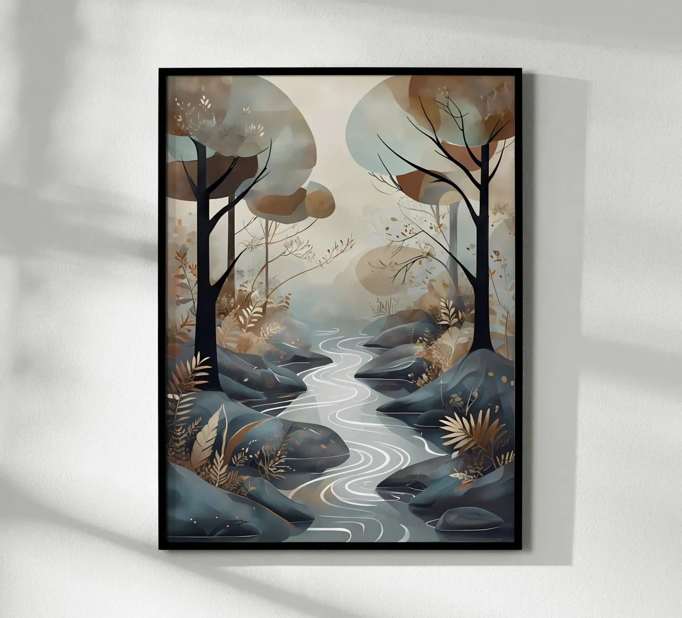 Serene Streamside poster by Artistic-shop