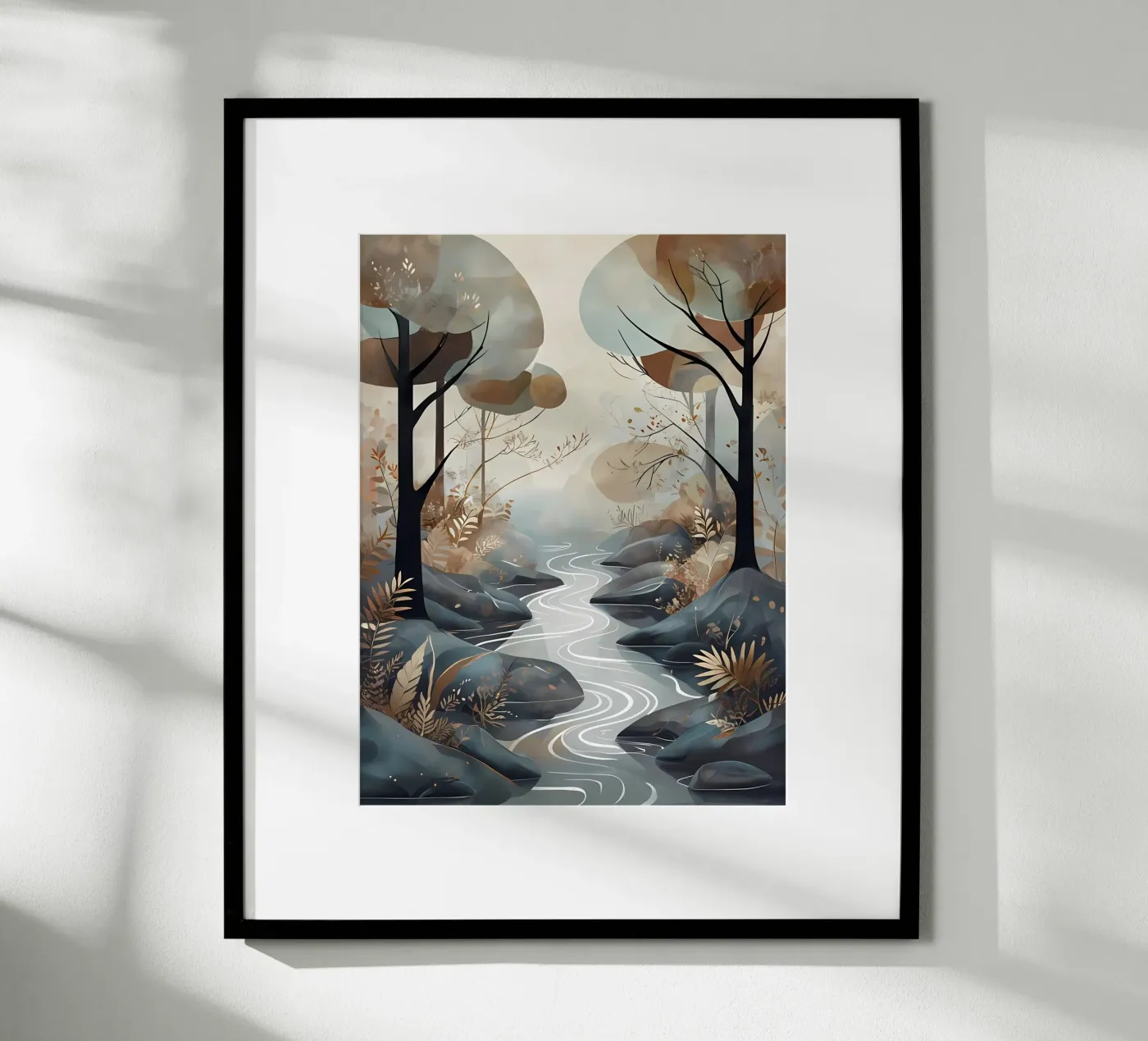 Serene Streamside poster by Artistic-shop