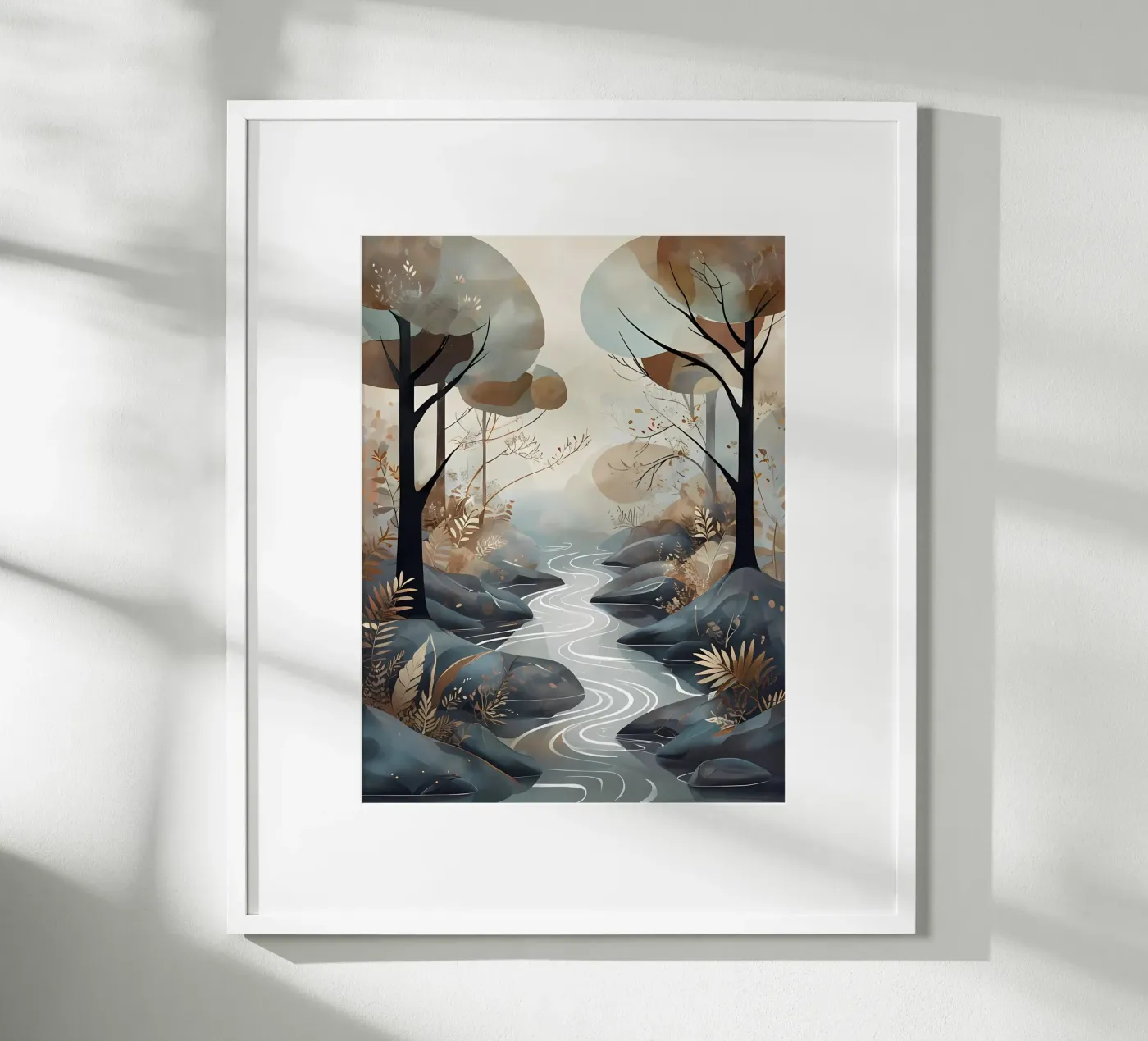 Serene Streamside poster by Artistic-shop