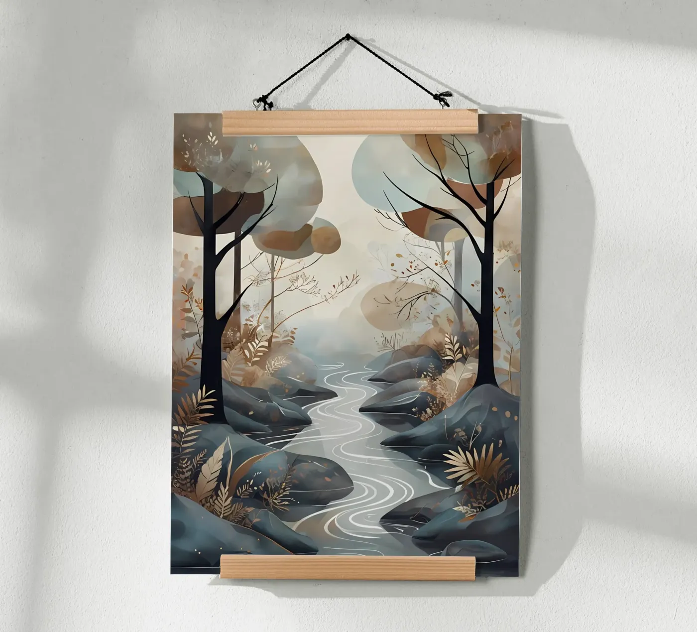 Serene Streamside poster by Artistic-shop