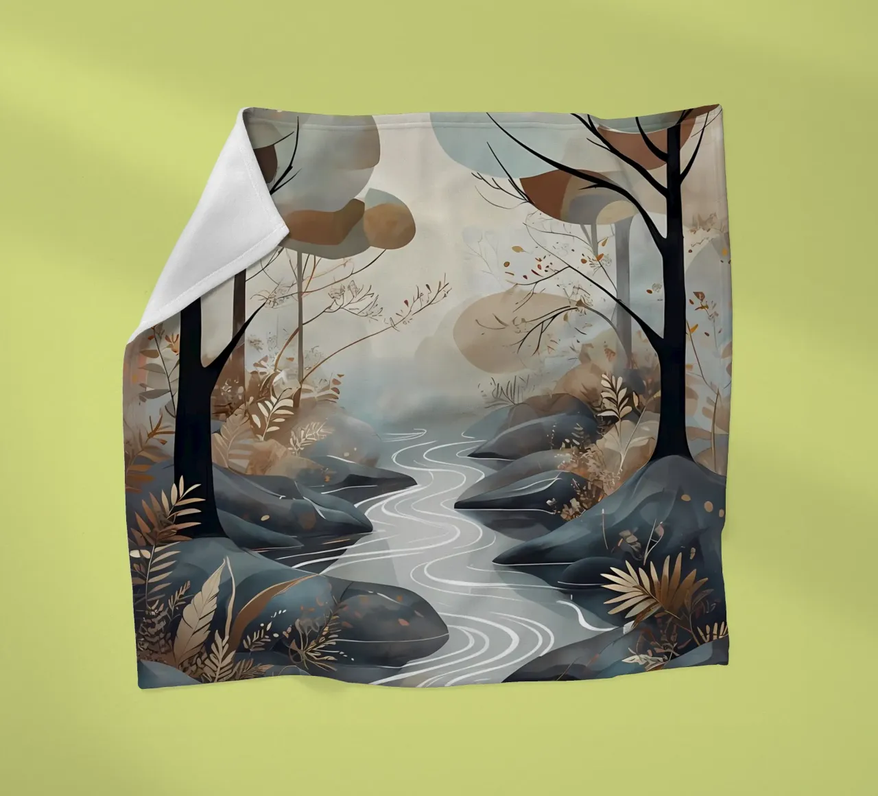 Sereno Streamside coperta in pile da Artistic-shop