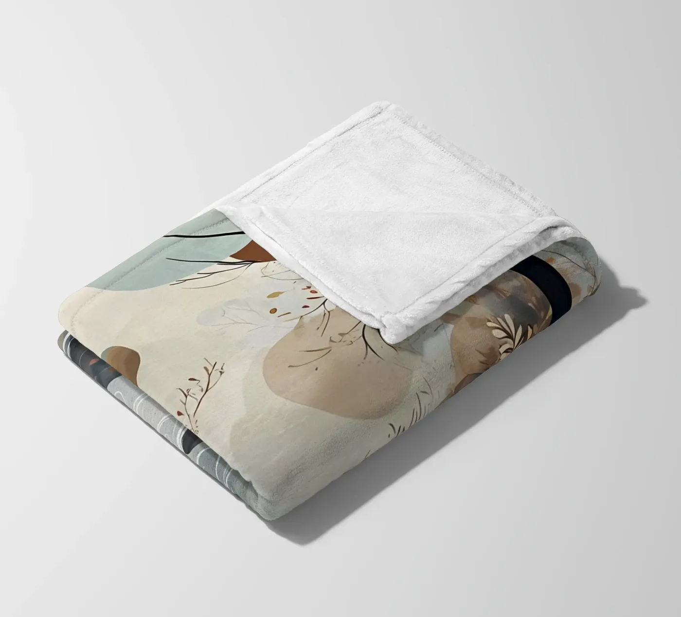 Serene Streamside Fleecedecke von Artistic-shop