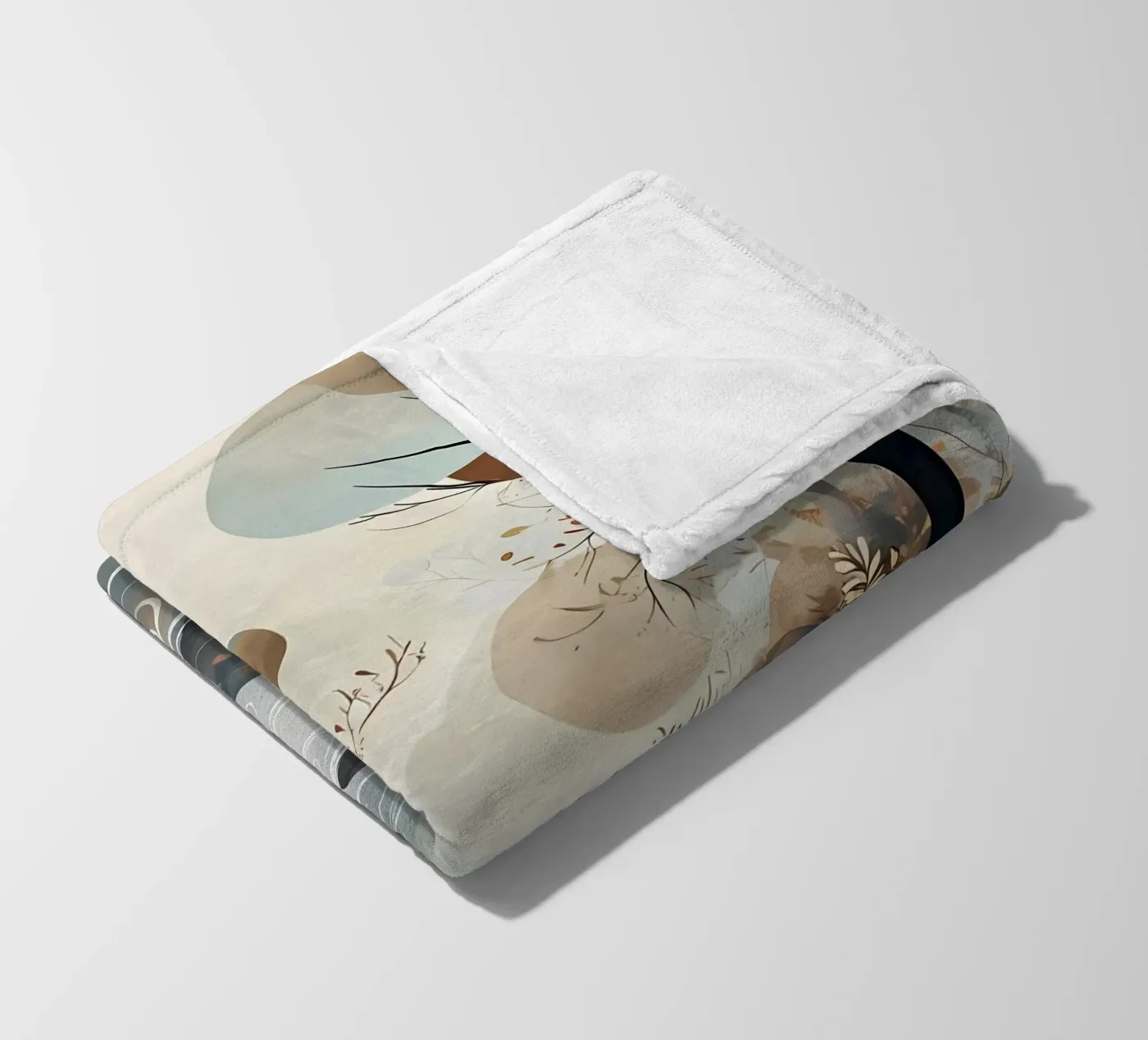 Serene Streamside Fleecedecke von Artistic-shop