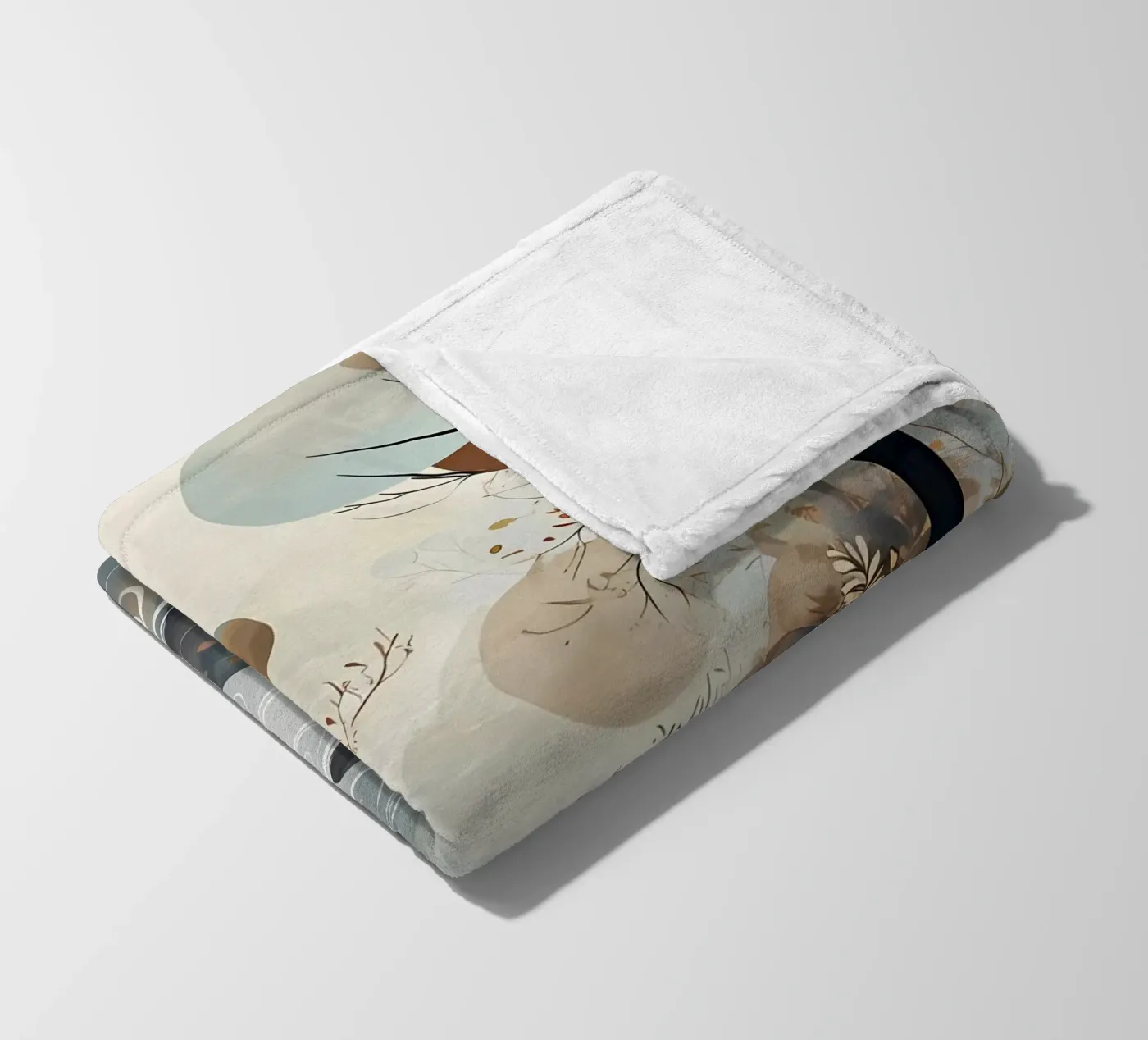 Serene Streamside Fleecedecke von Artistic-shop