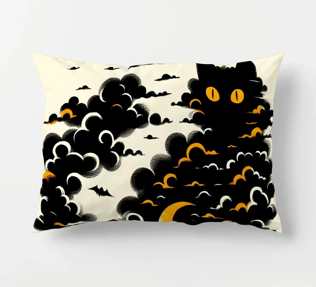 Gatto tra le nuvole cuscino da ARTOMATIC