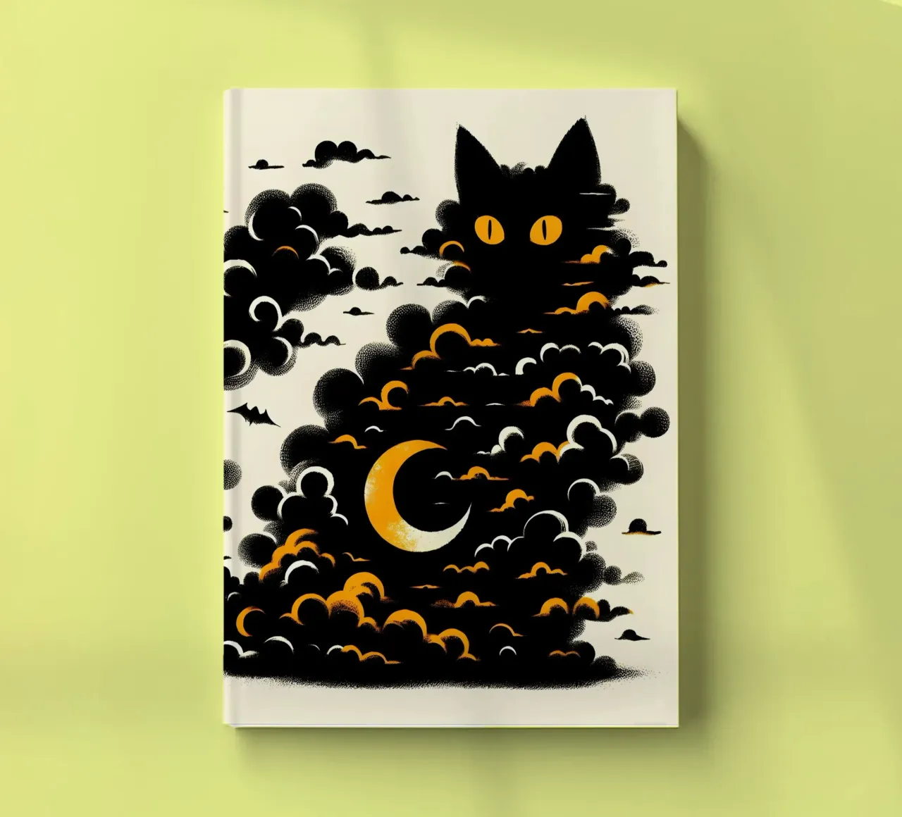 Cat In The Clouds notebook by ARTOMATIC