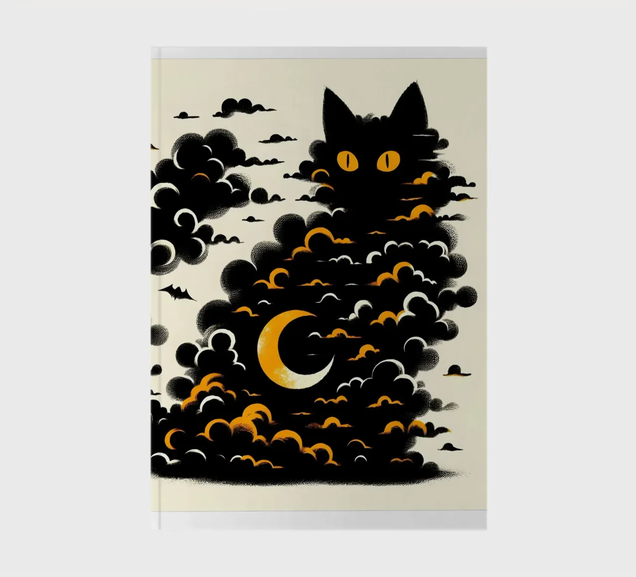 Cat In The Clouds notebook by ARTOMATIC