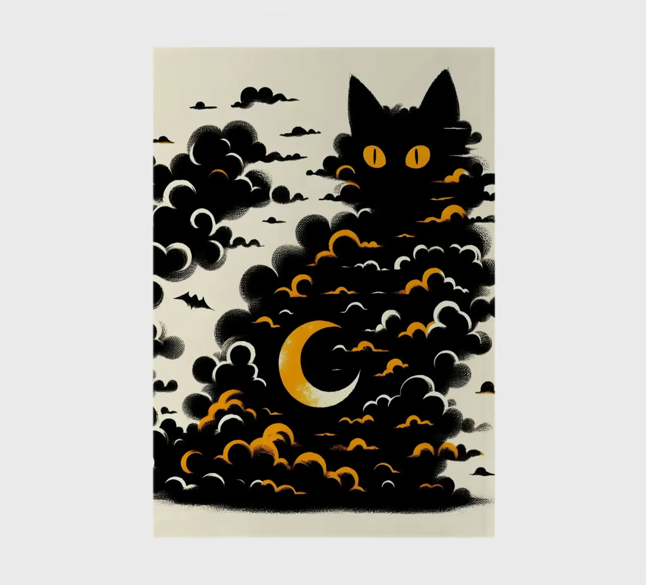 Cat In The Clouds notebook by ARTOMATIC