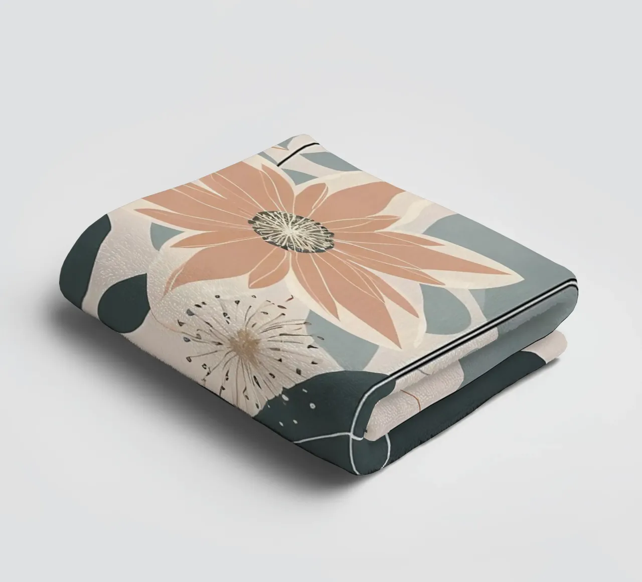 Boheems Bloemig Abstract badhanddoek van Artistic-shop