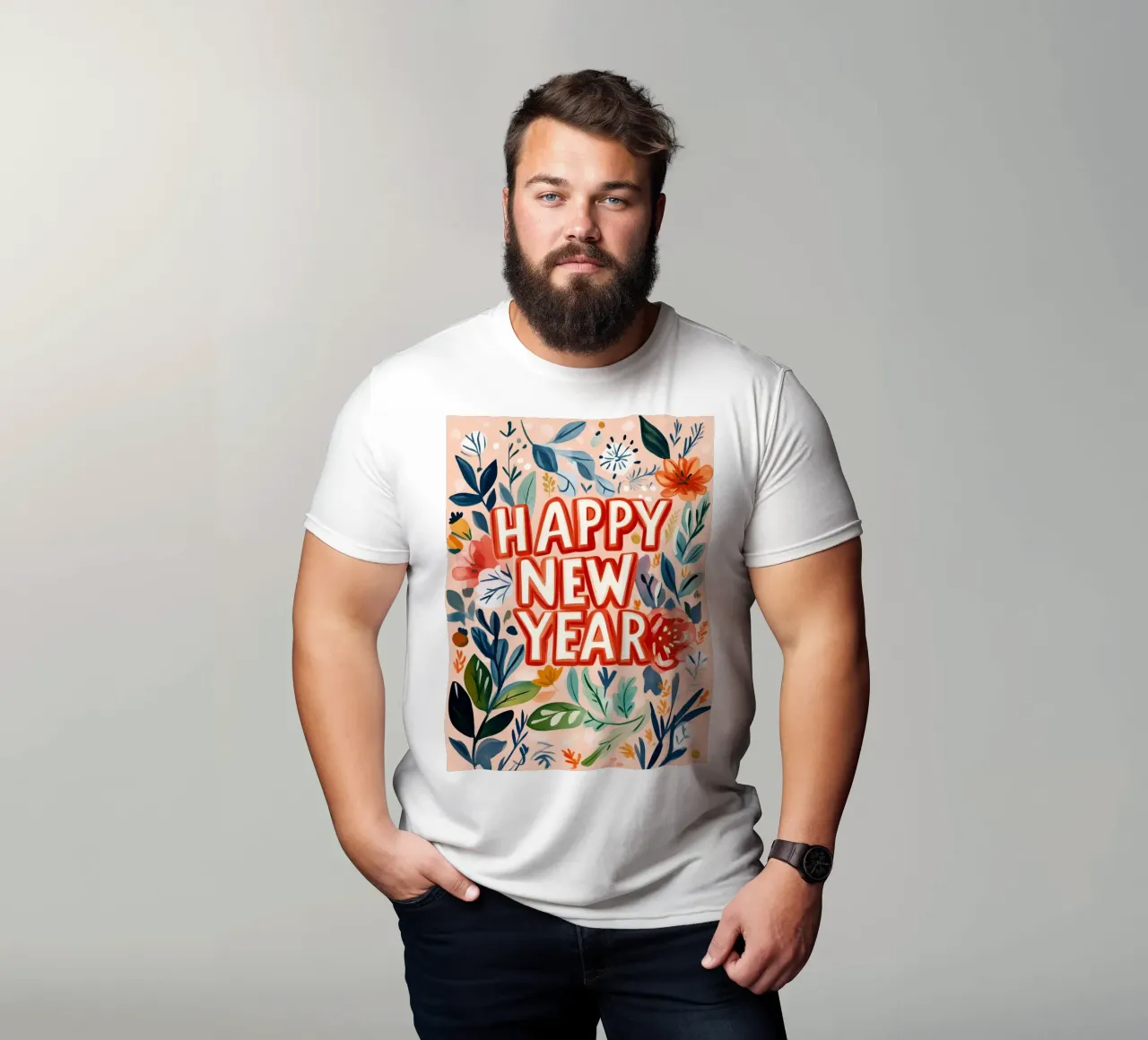 Happy New Year (Version 2) t-shirt da treechild