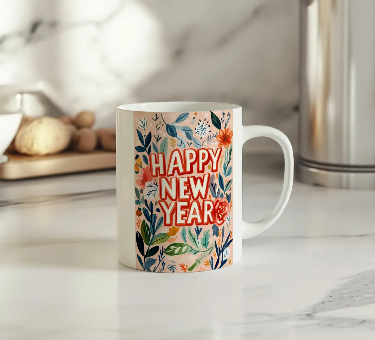 Happy New Year (Version 2) tazza in ceramica da treechild