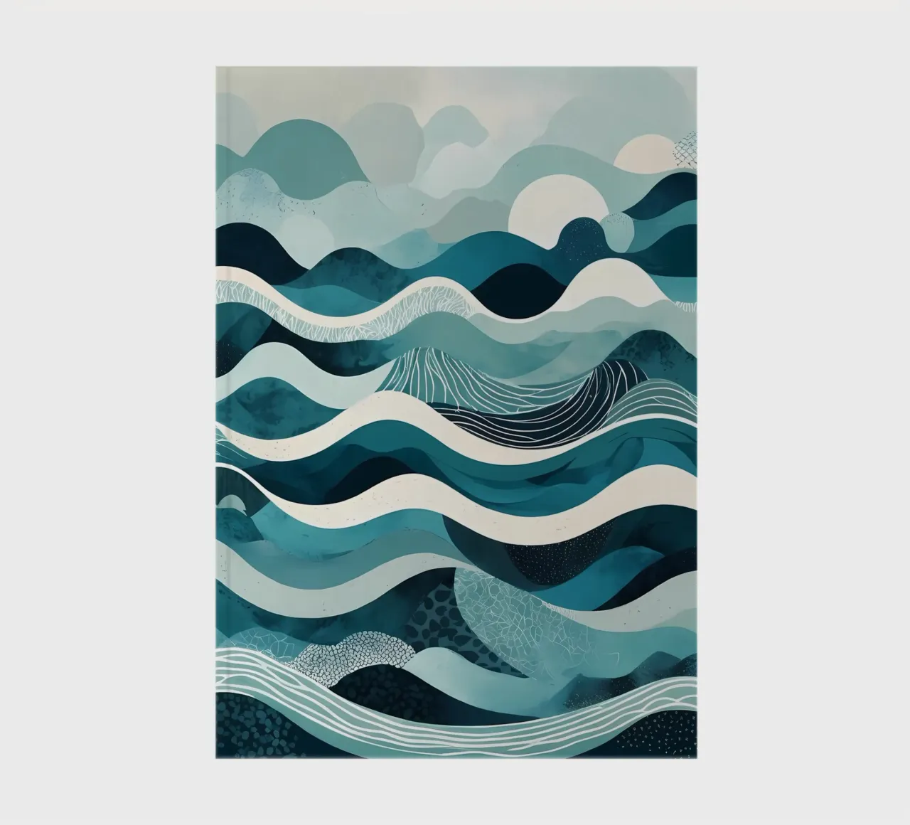 Serene Seascape notebook by Artistic-shop