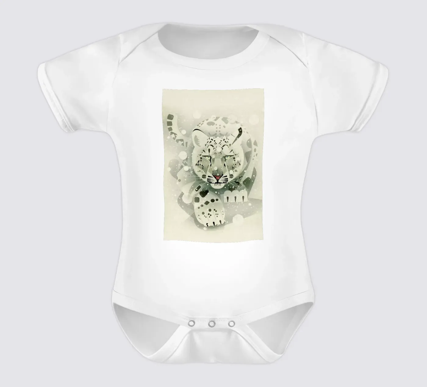 Schneeleopard body bébé de Dieter Braun