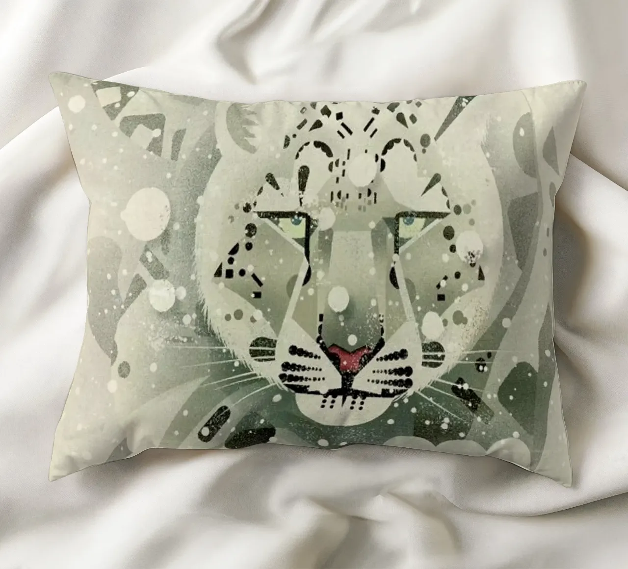Schneeleopard cuscino da Dieter Braun