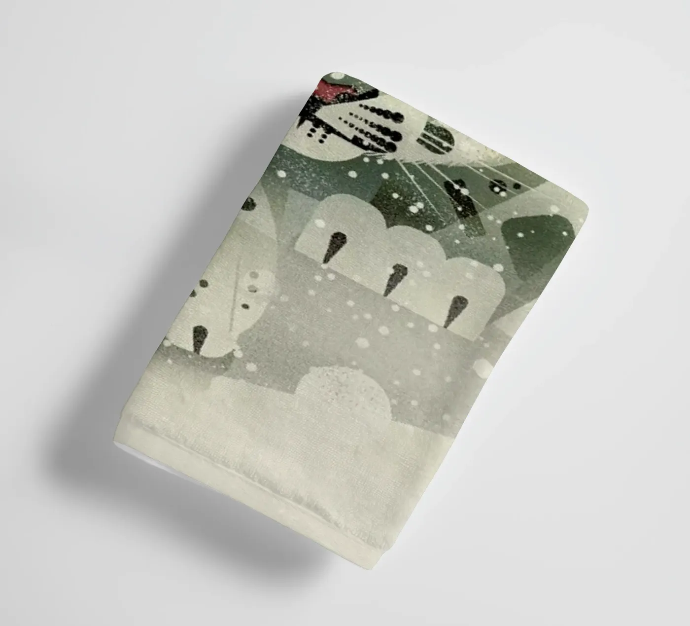 Schneeleopard towel by Dieter Braun