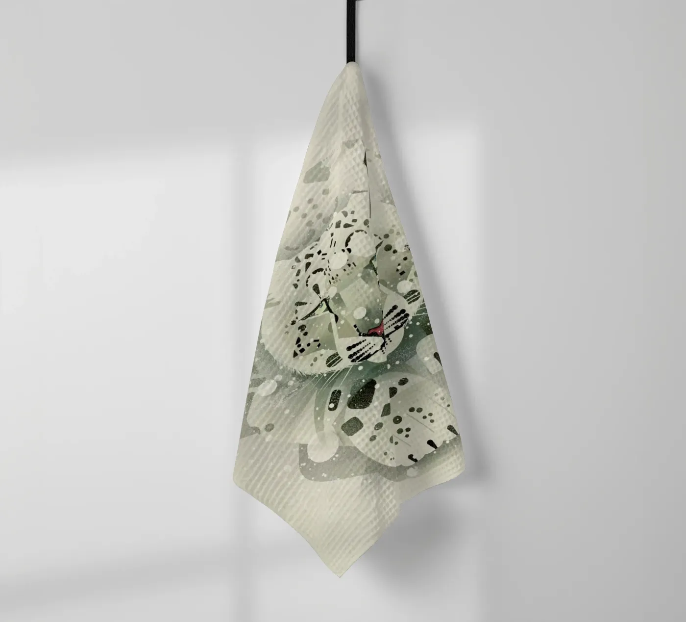 Schneeleopard torchon de Dieter Braun