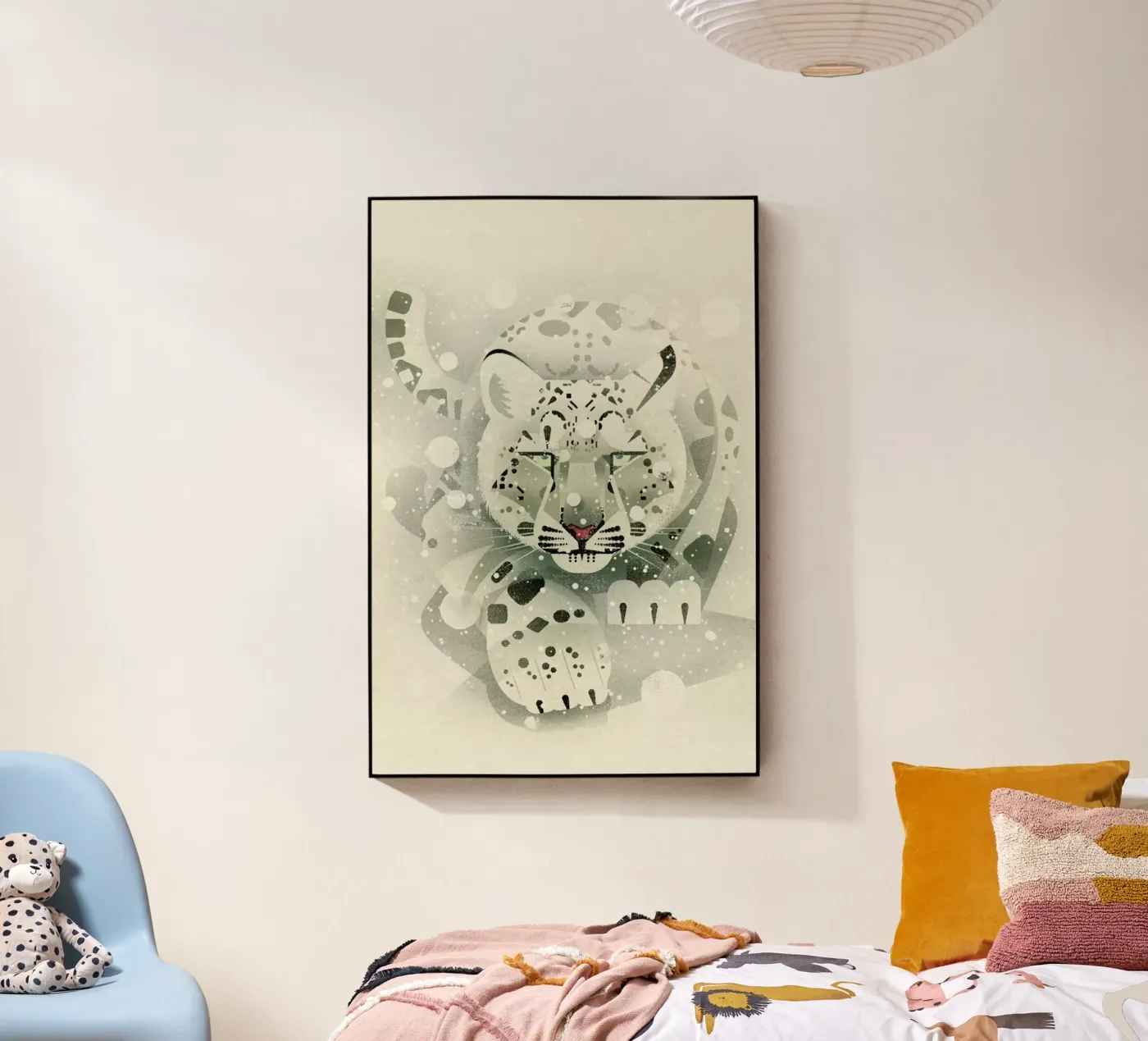 Schneeleopard plexiglass da Dieter Braun