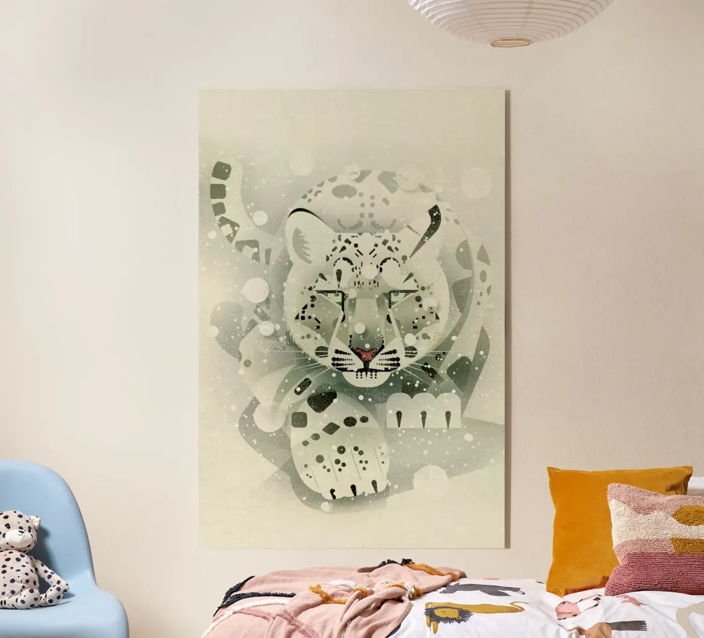 Schneeleopard plexiglass da Dieter Braun