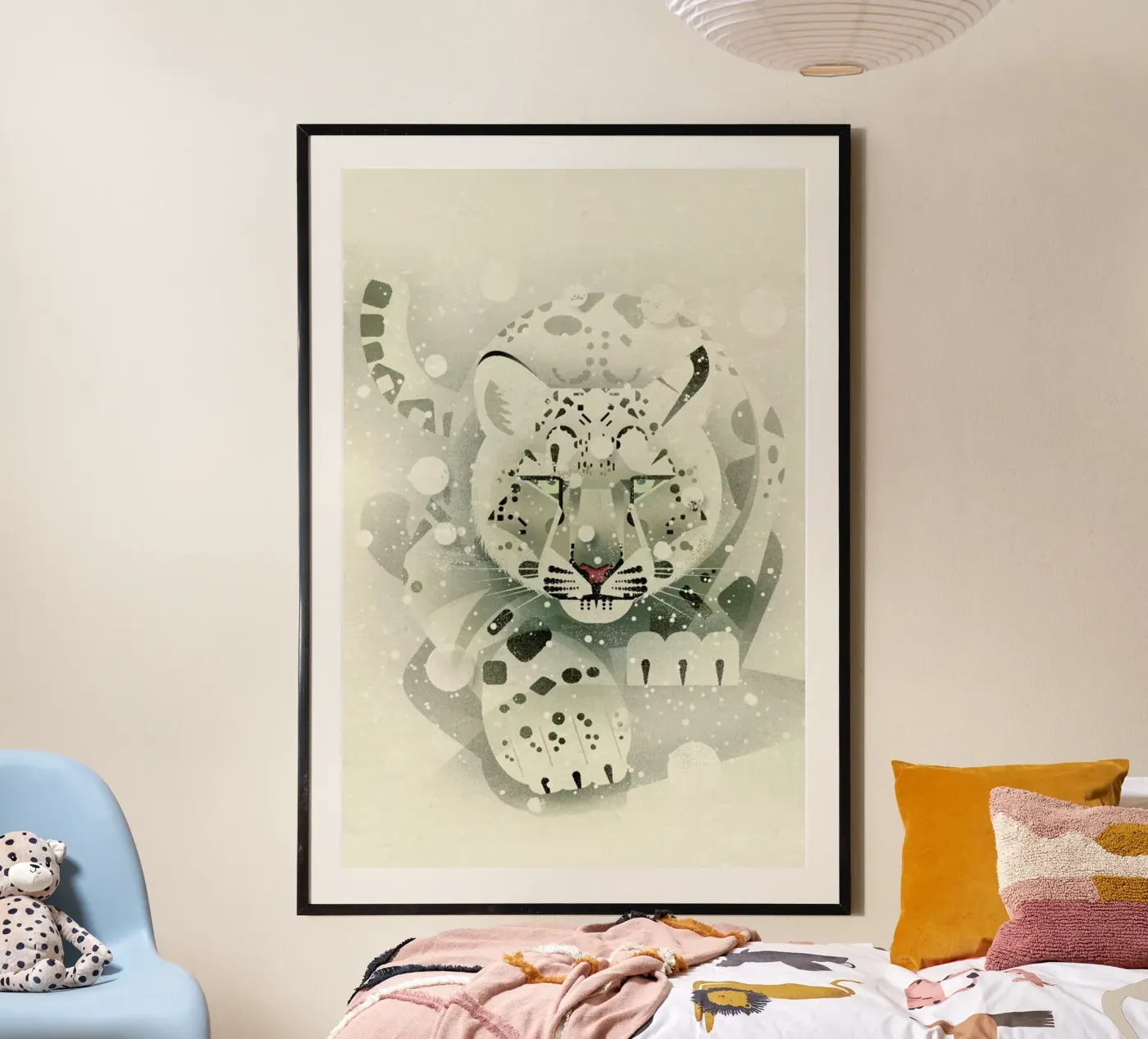 Schneeleopard Poster von Dieter Braun