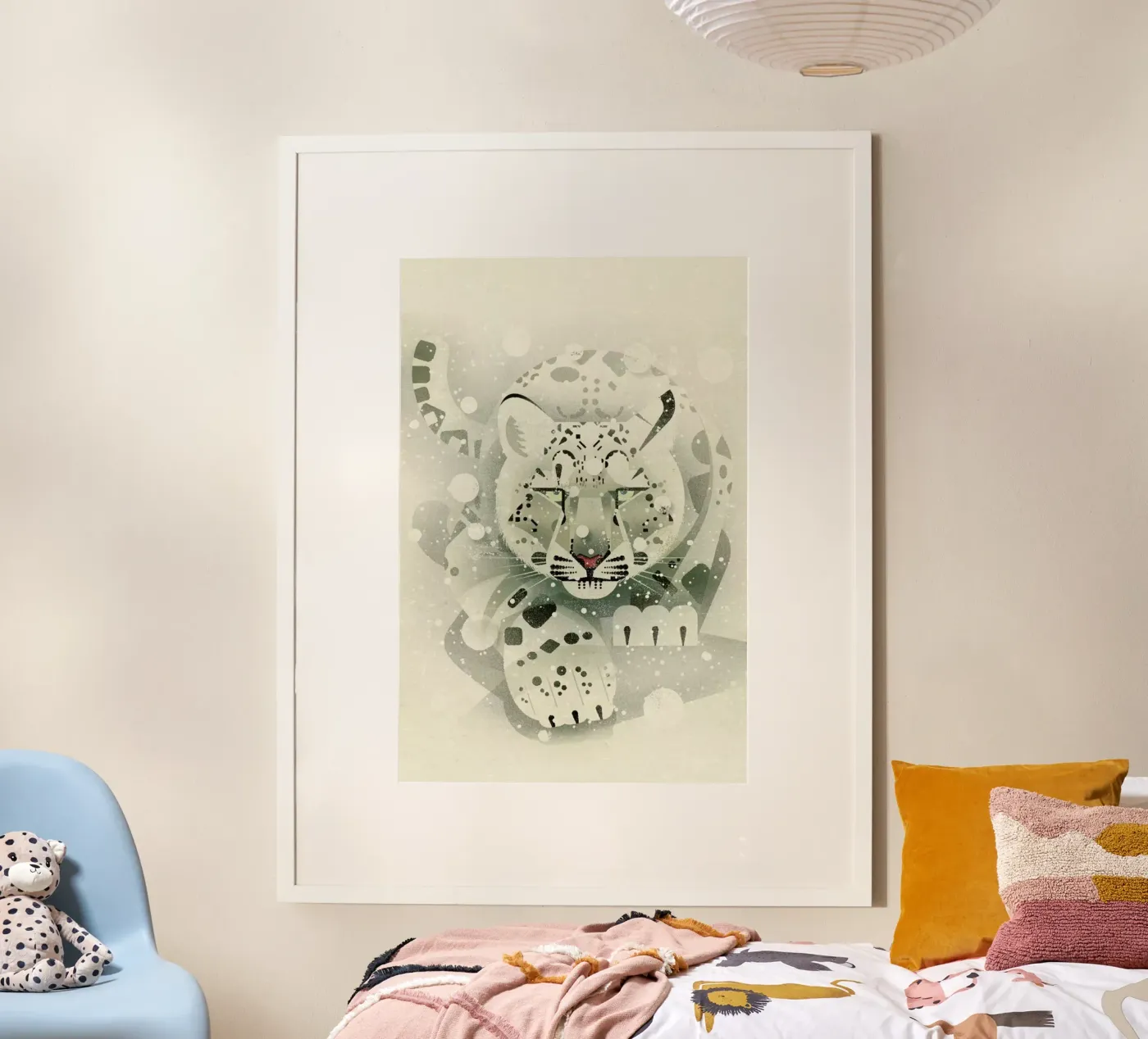 Schneeleopard Poster von Dieter Braun