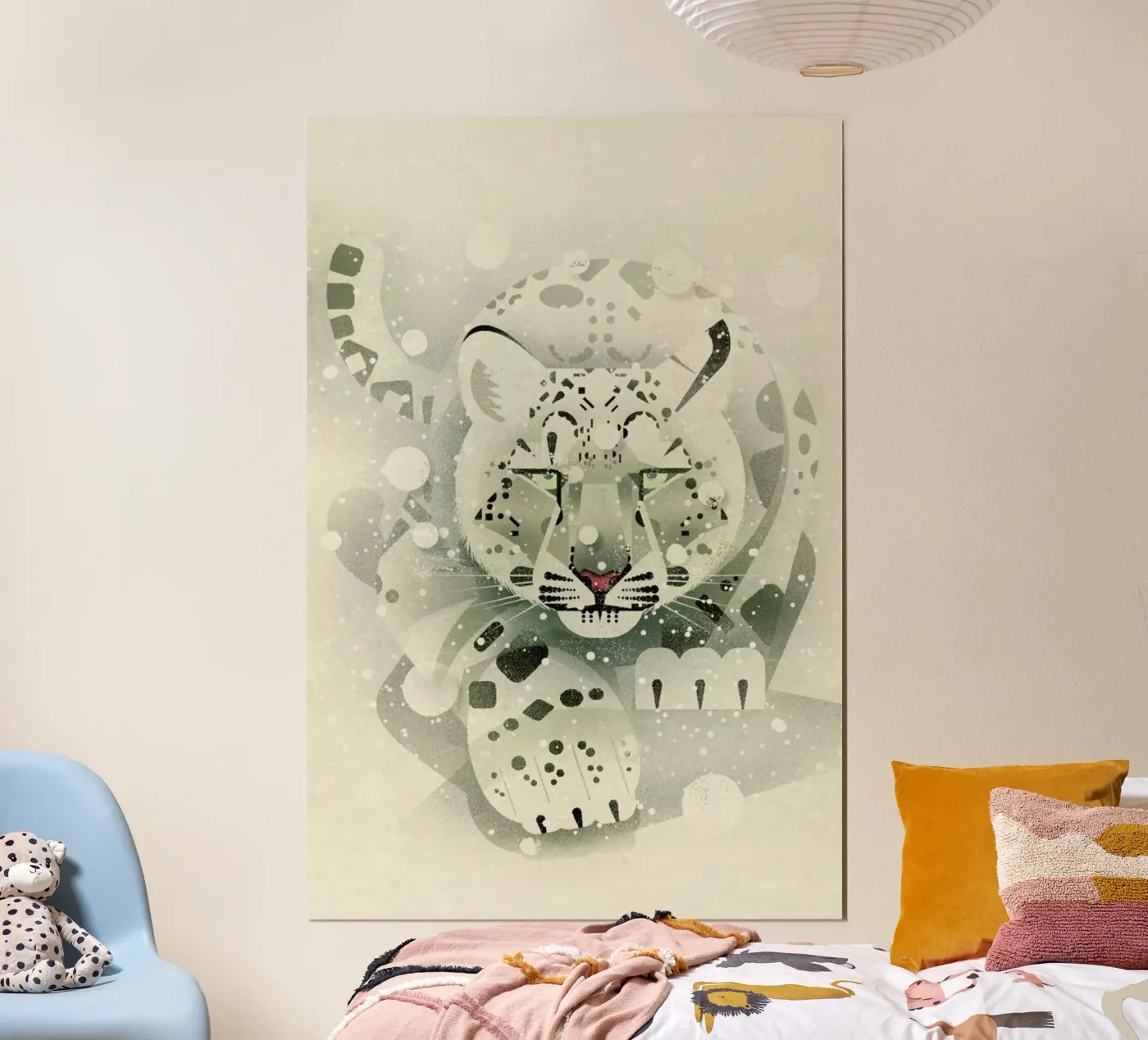 Schneeleopard poster de Dieter Braun