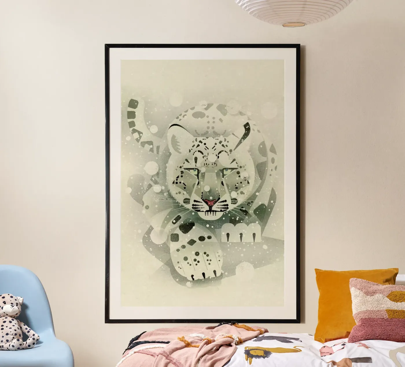 Schneeleopard poster de Dieter Braun