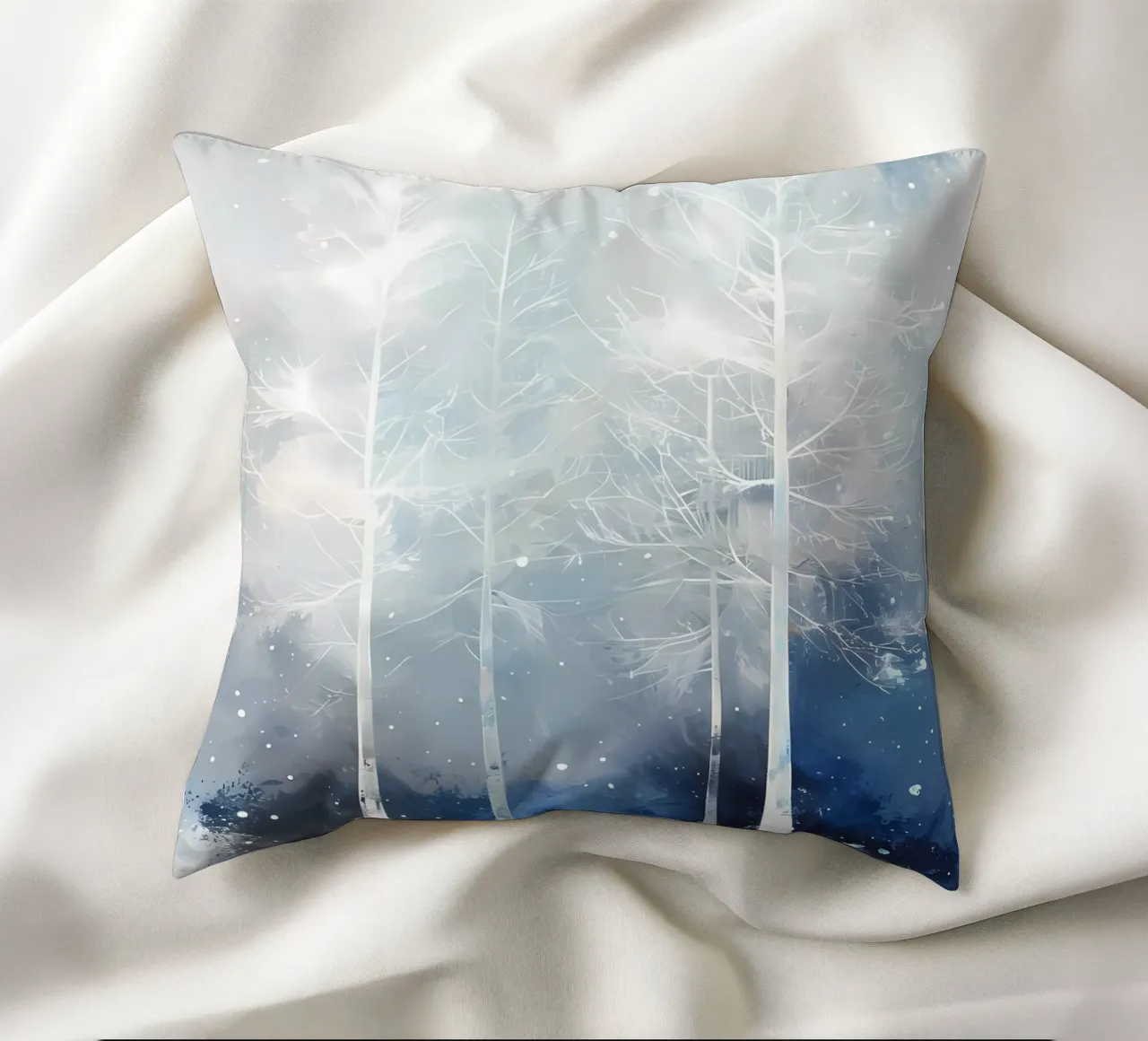 Winterwunderland Kissen von Artistic-shop