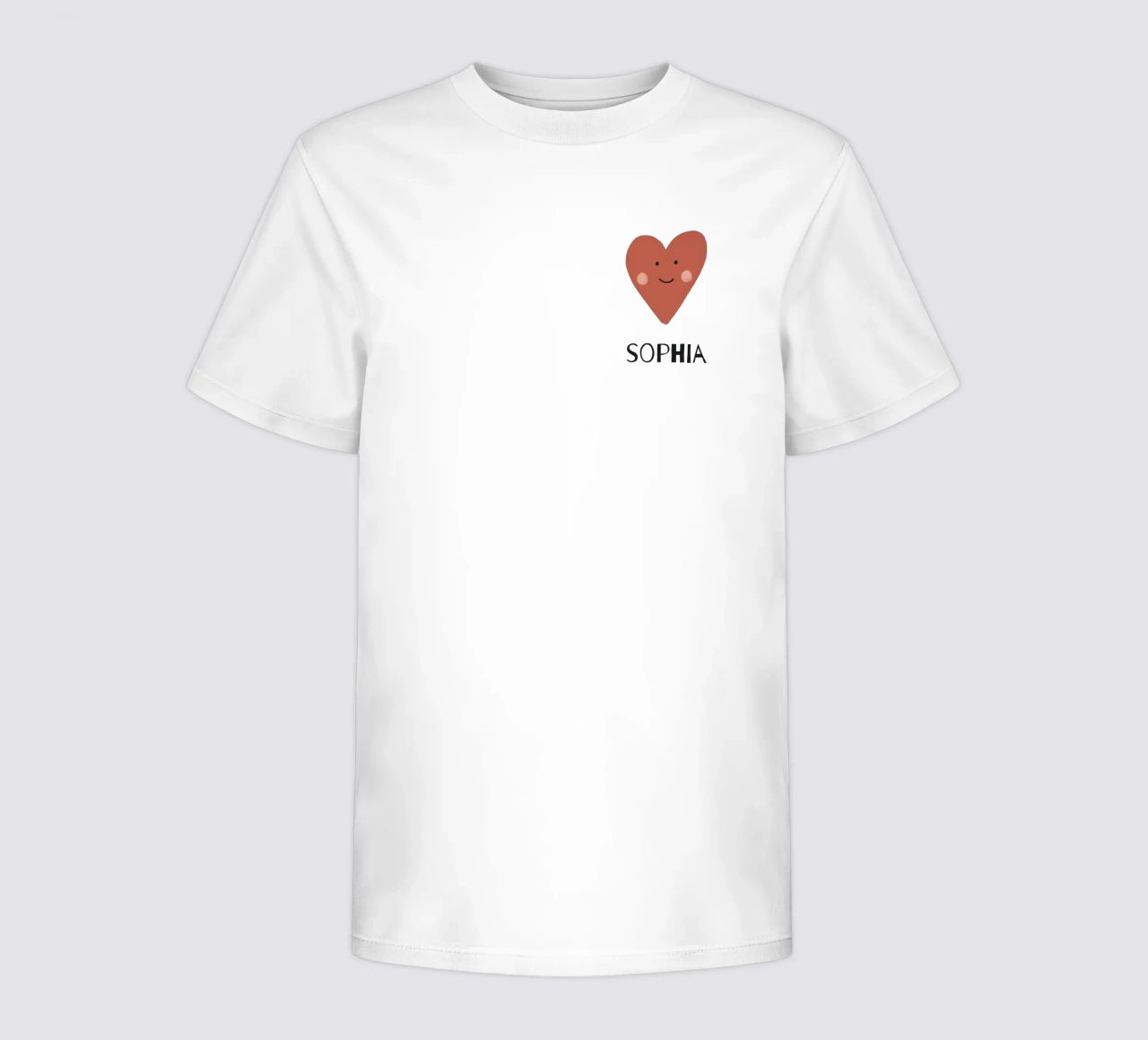 Heart t-shirt enfant de pv design