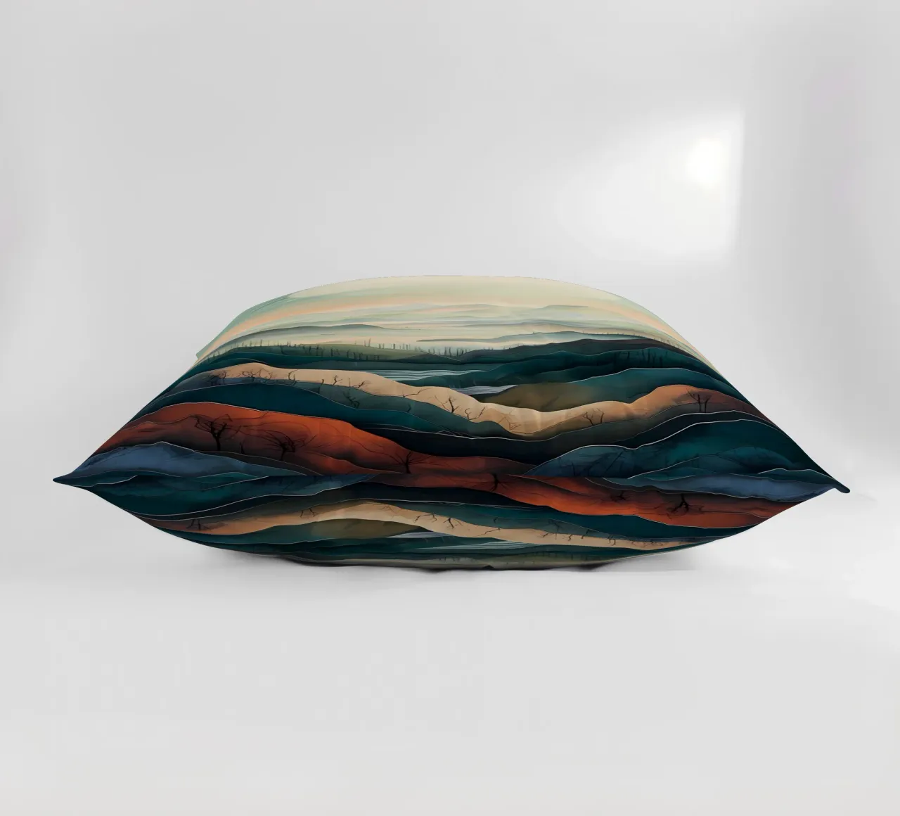 Tranquillità al chiaro di luna cuscino da Artistic-shop
