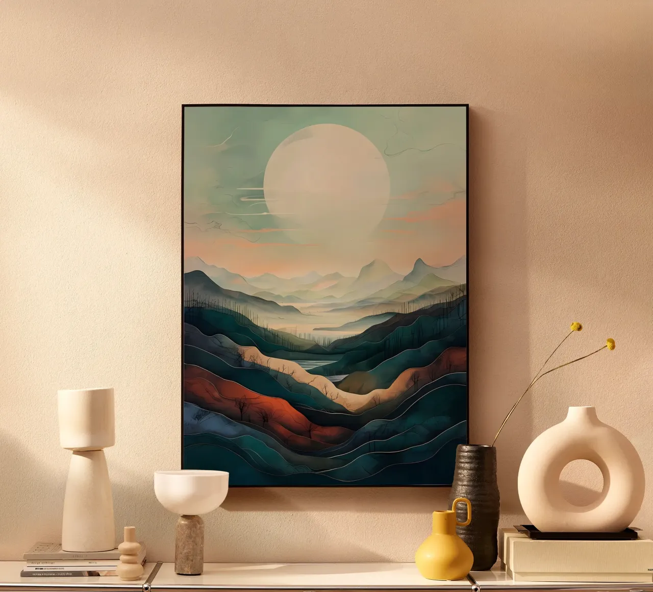 Moonlit Tranquility acrylic glass by Artistic-shop