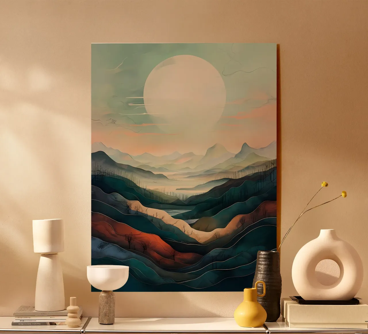 Moonlit Tranquility acrylic glass by Artistic-shop