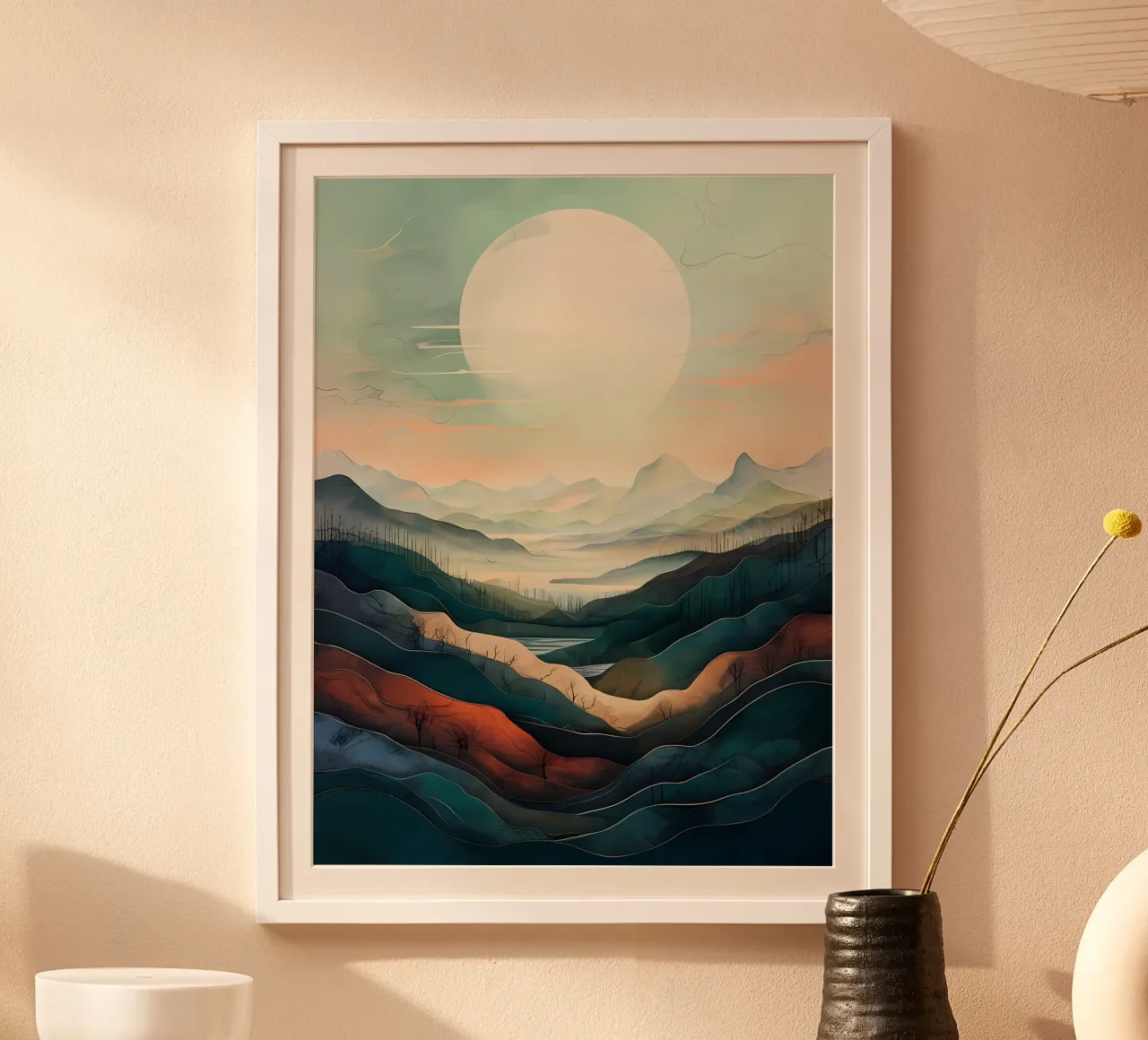 Moonlit Tranquility poster by Artistic-shop