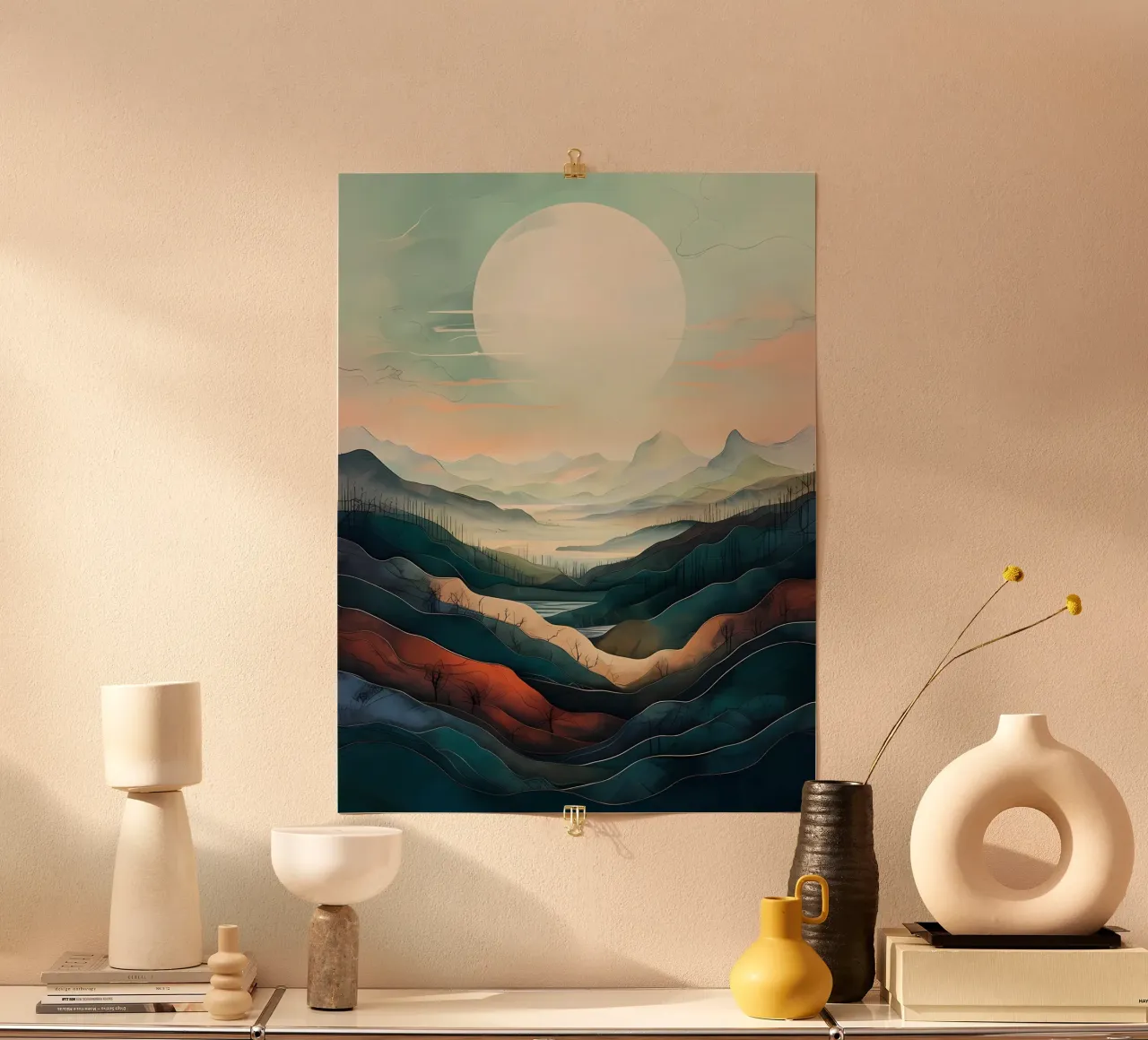 Moonlit Tranquility poster by Artistic-shop