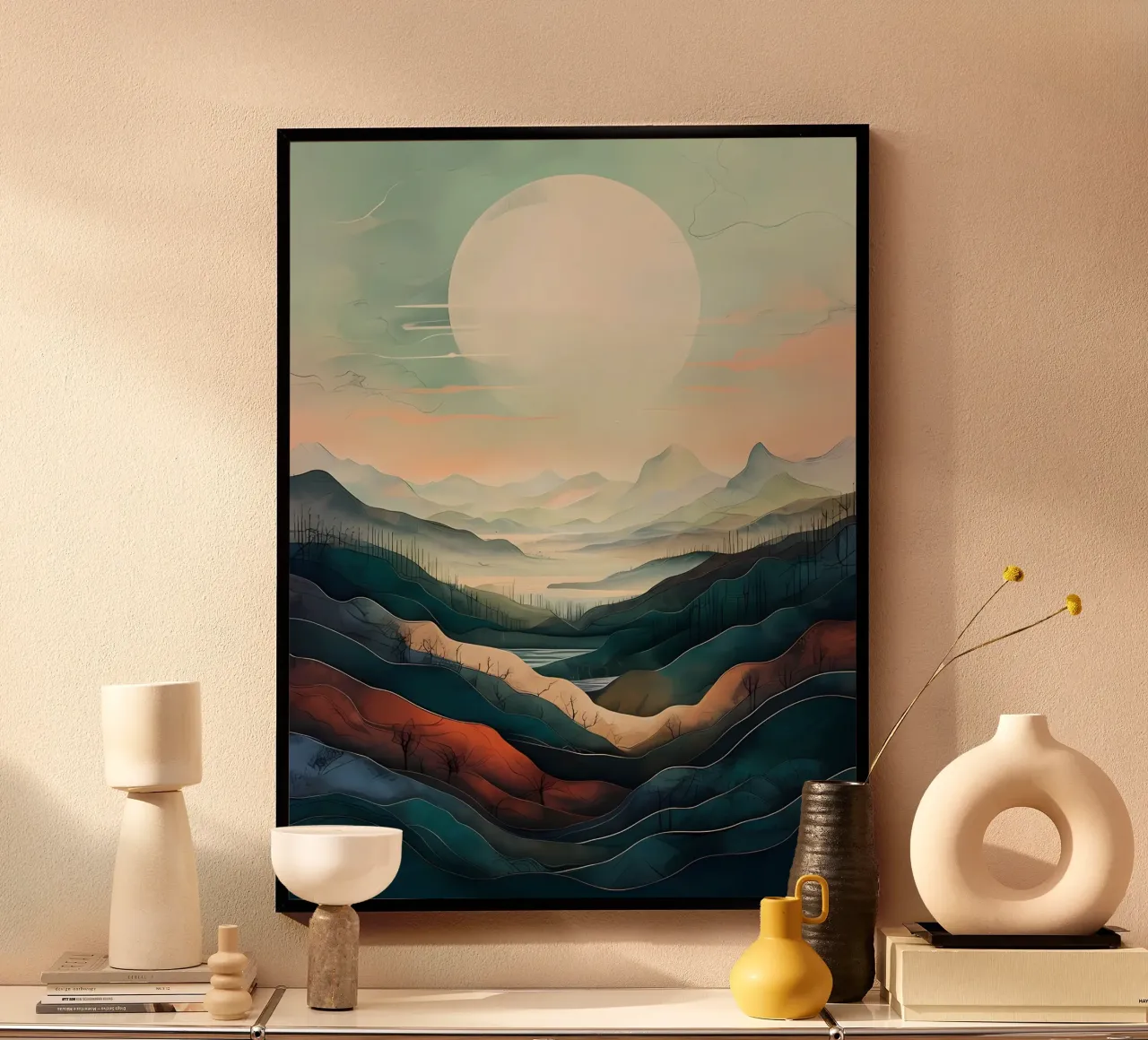 Moonlit Tranquility poster by Artistic-shop