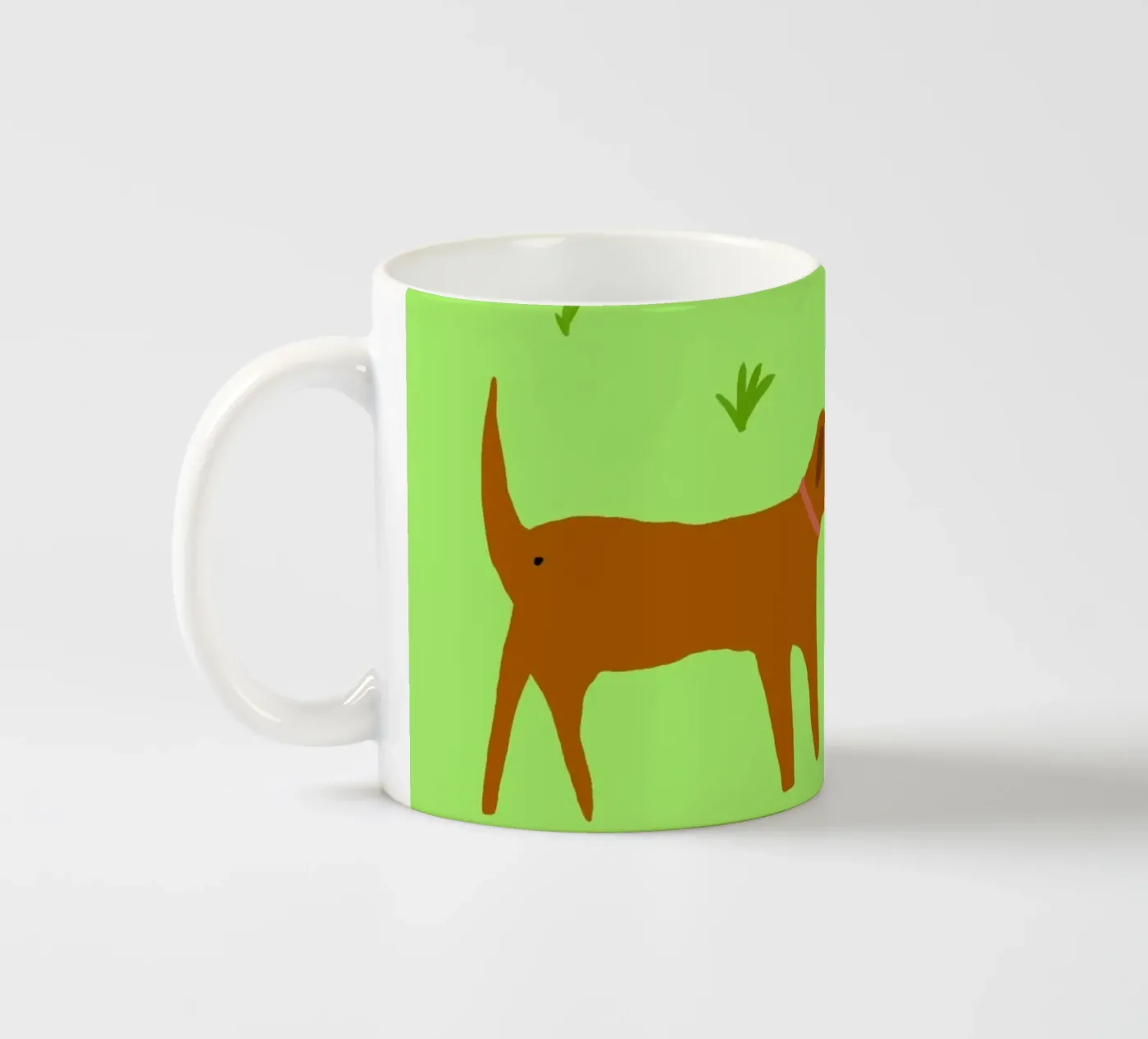 pawsitive ceramic mug by annaamabella
