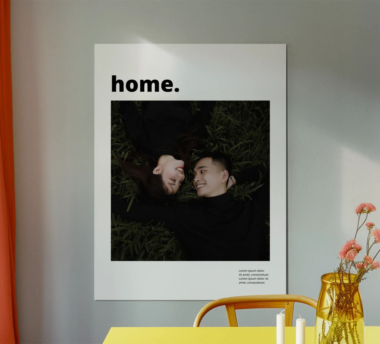 Welcome home Poster von pv design