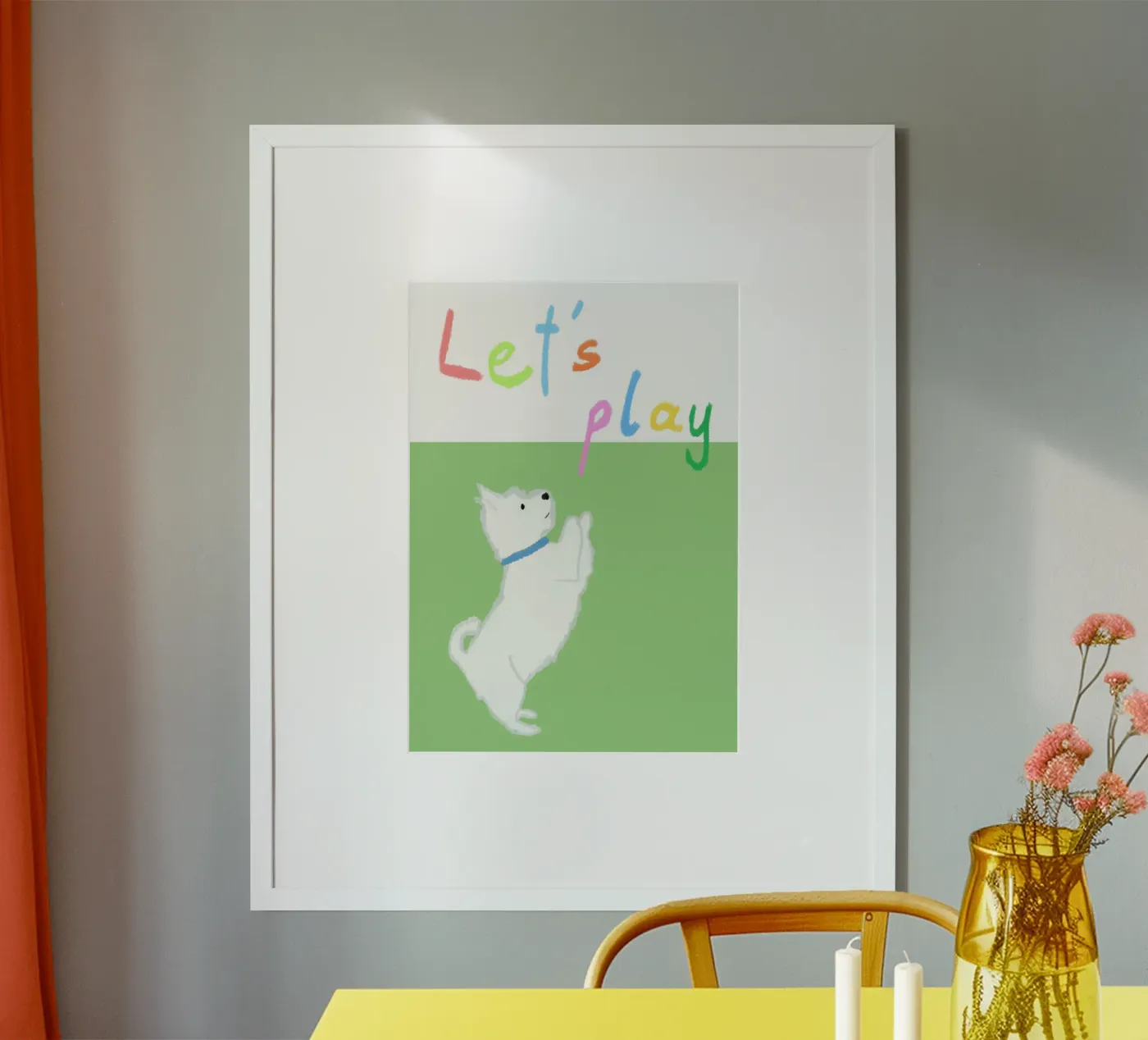 let´s play poster by annaamabella