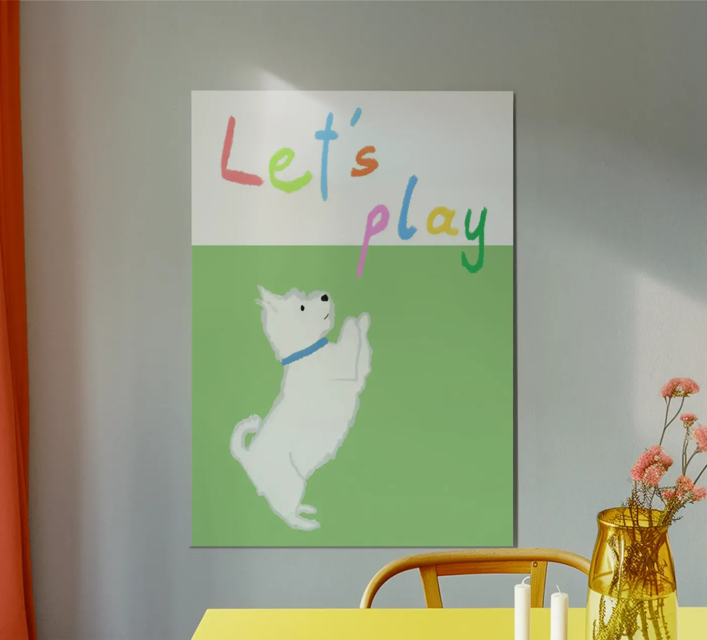 let´s play poster by annaamabella