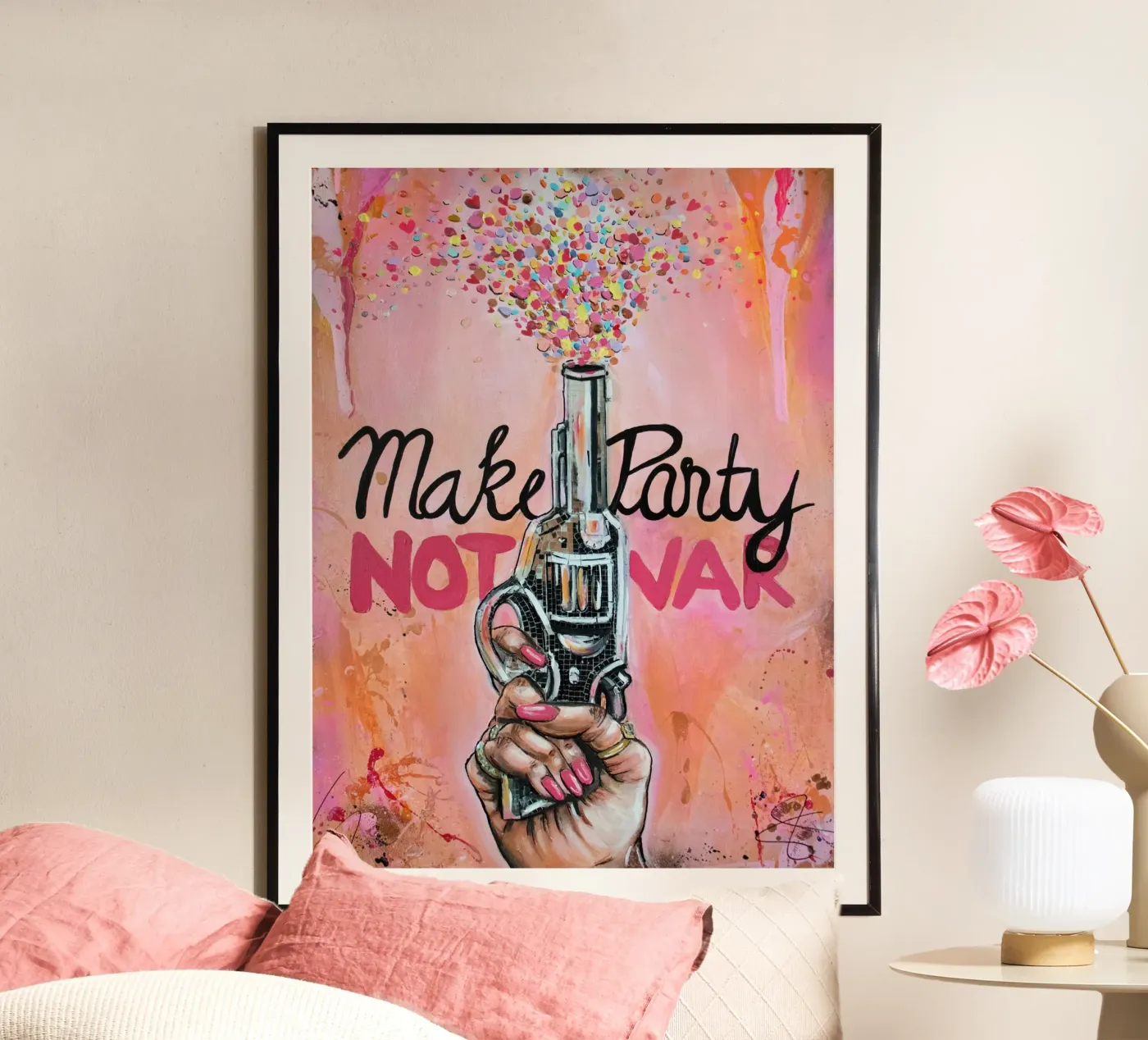 Make Party not War poster da Hirschbild