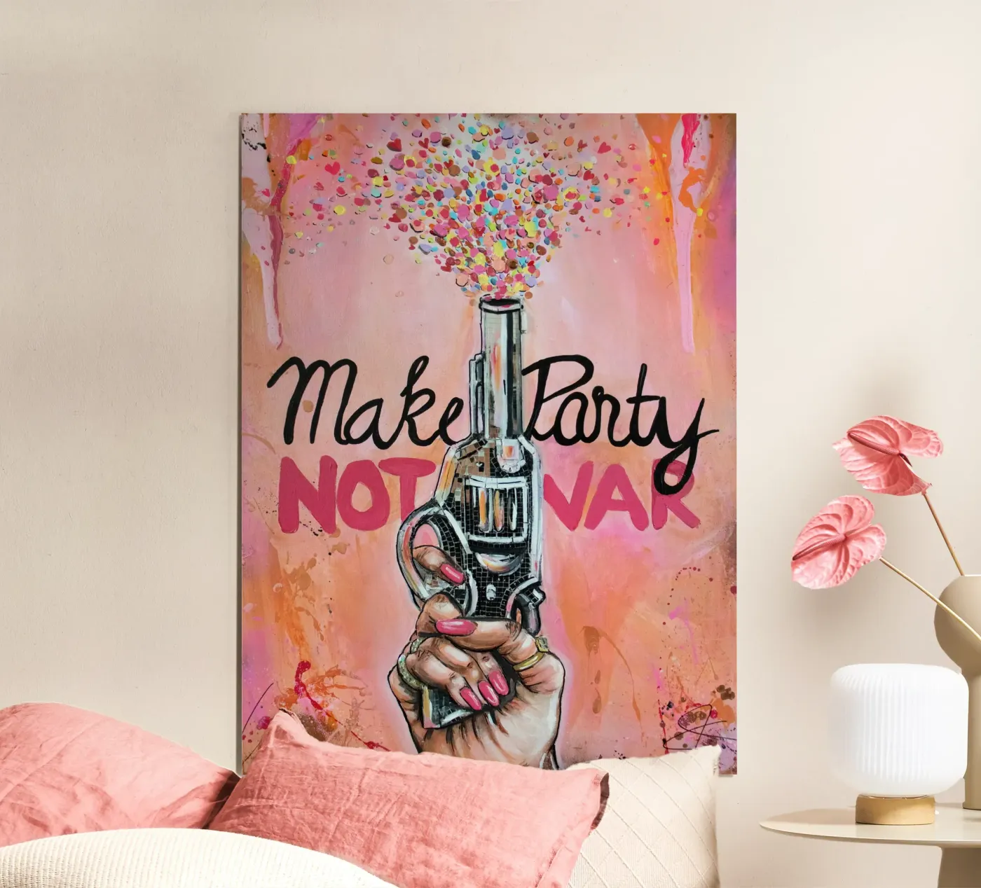 Make Party not War poster da Hirschbild
