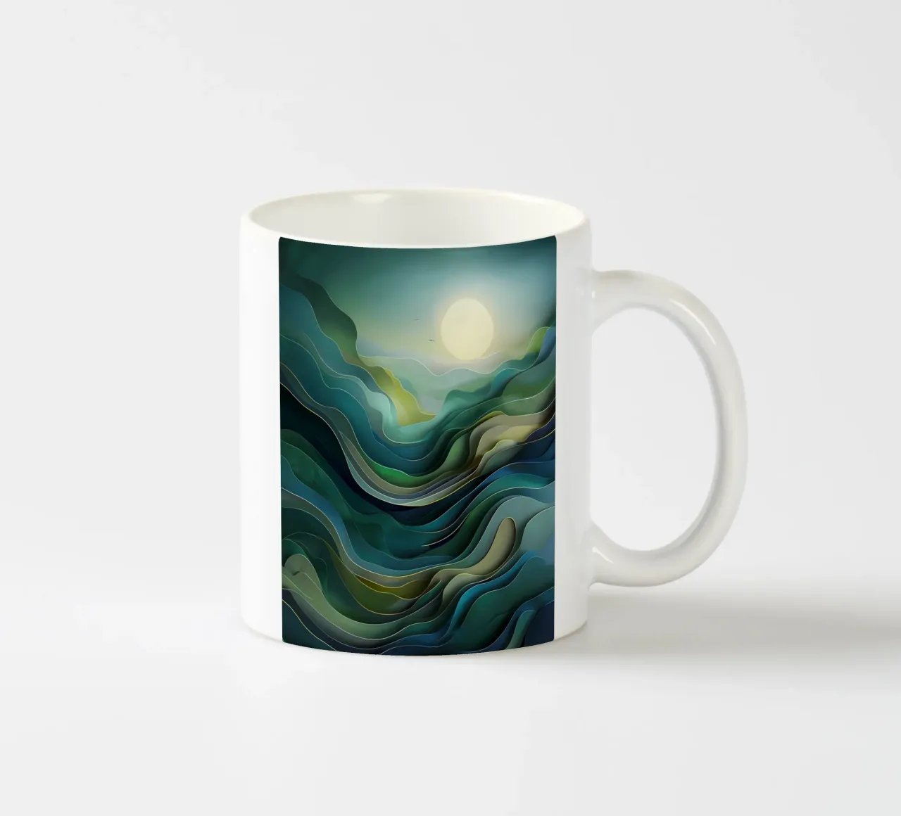 Orizzonti sereni tazza in ceramica da Artistic-shop