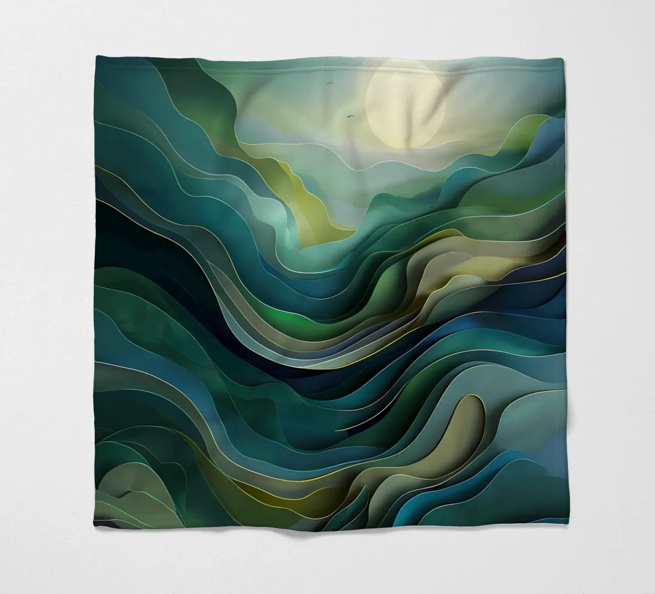 Orizzonti sereni coperta in pile da Artistic-shop