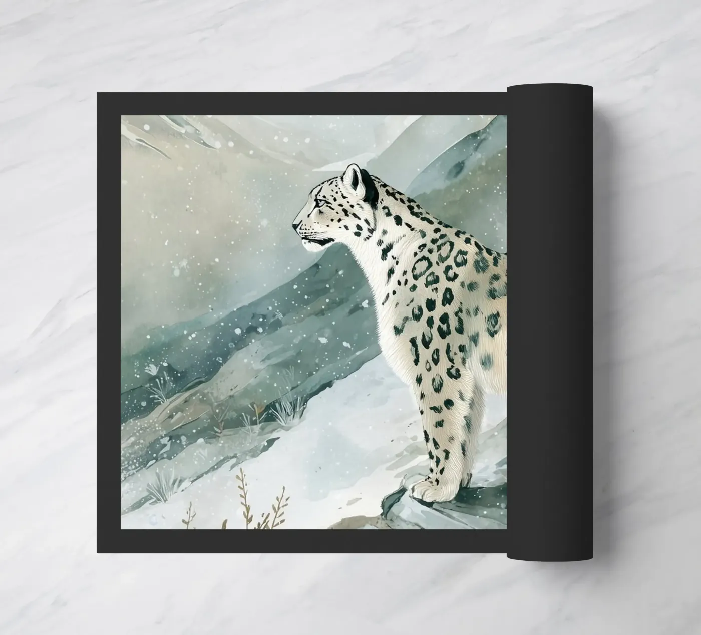 Snow Leopard Mountain zerbino da LUMA WILDLIFE