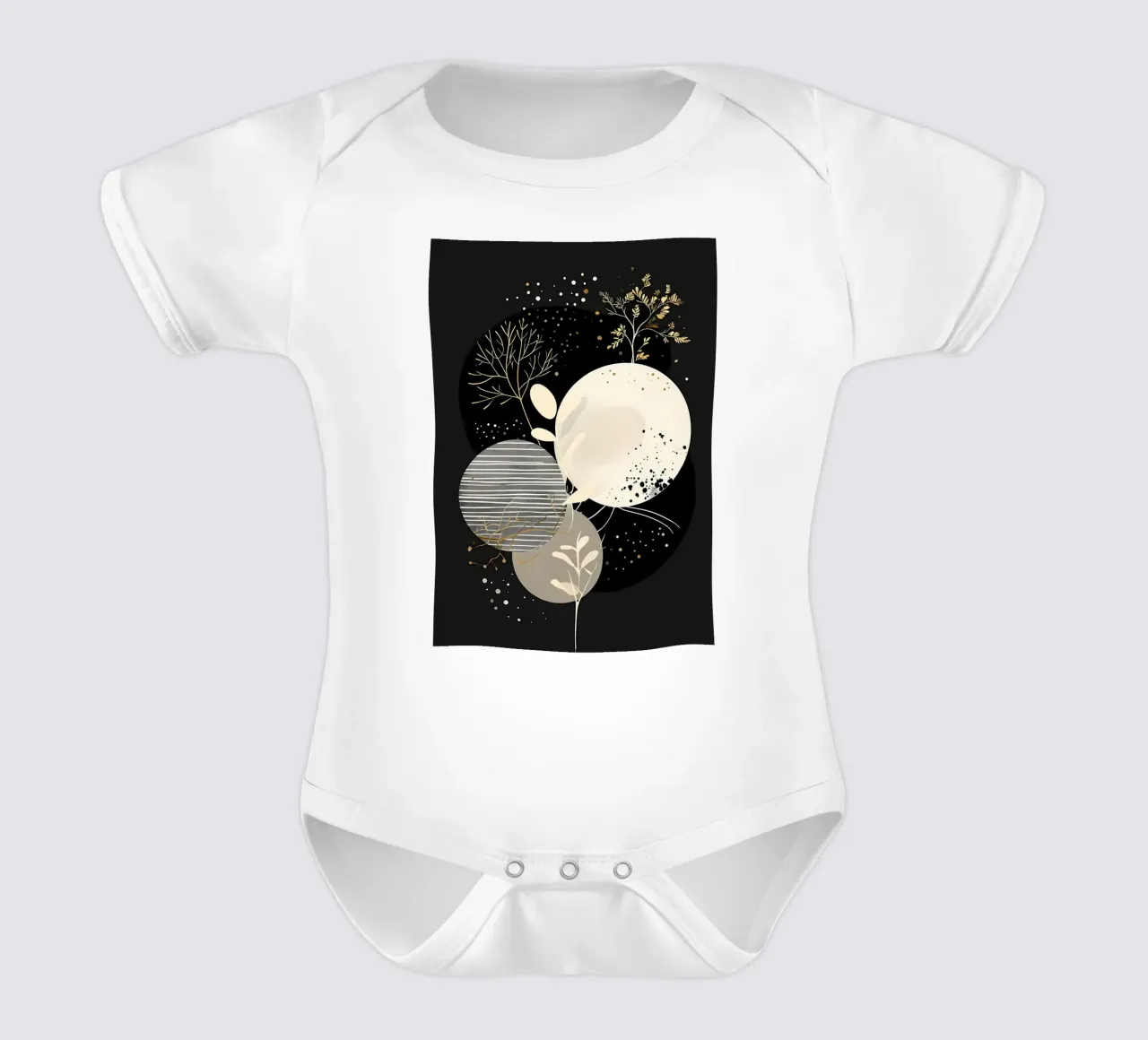 Automne doré abstrait body bébé de Artistic-shop