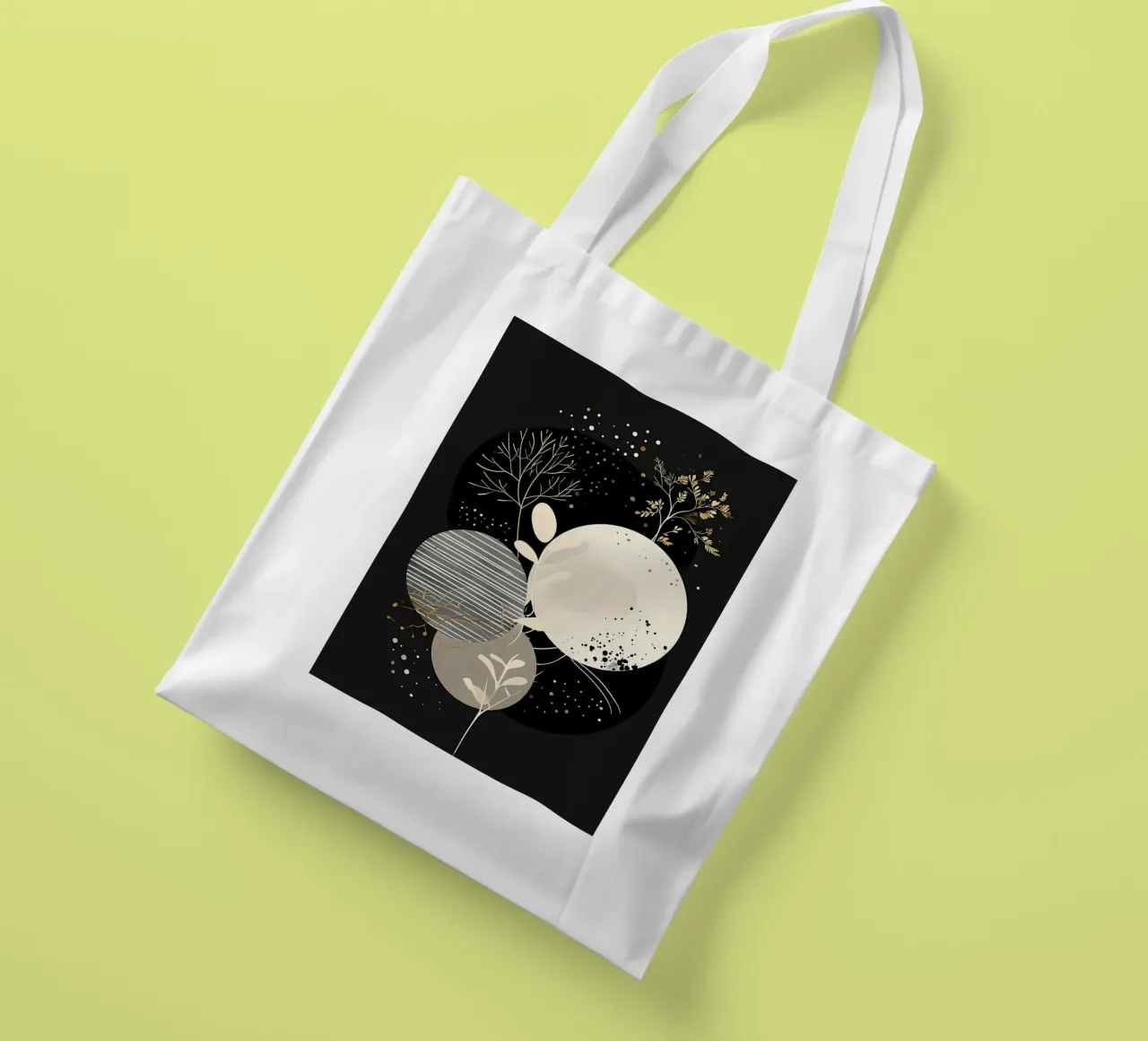 Golden Autumn Abstract tote bag by Artistic-shop
