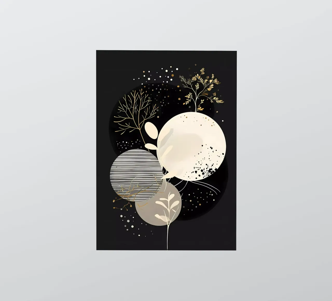 Golden Autumn Abstract sticker by Artistic-shop