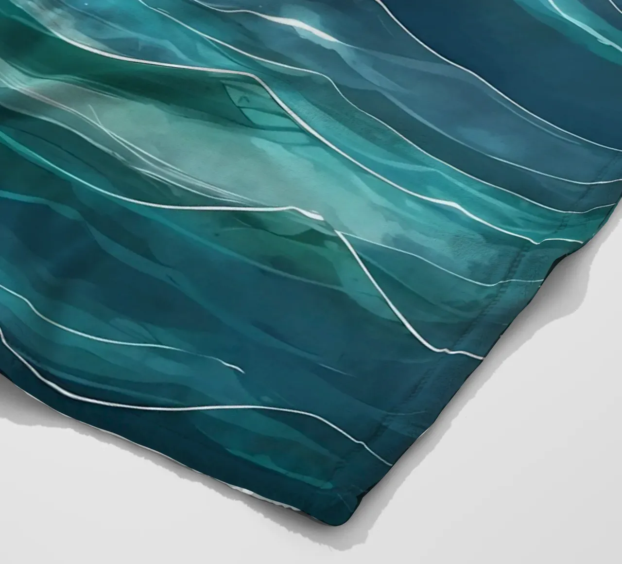 Ocean Serenity fleece blanket by Artistic-shop