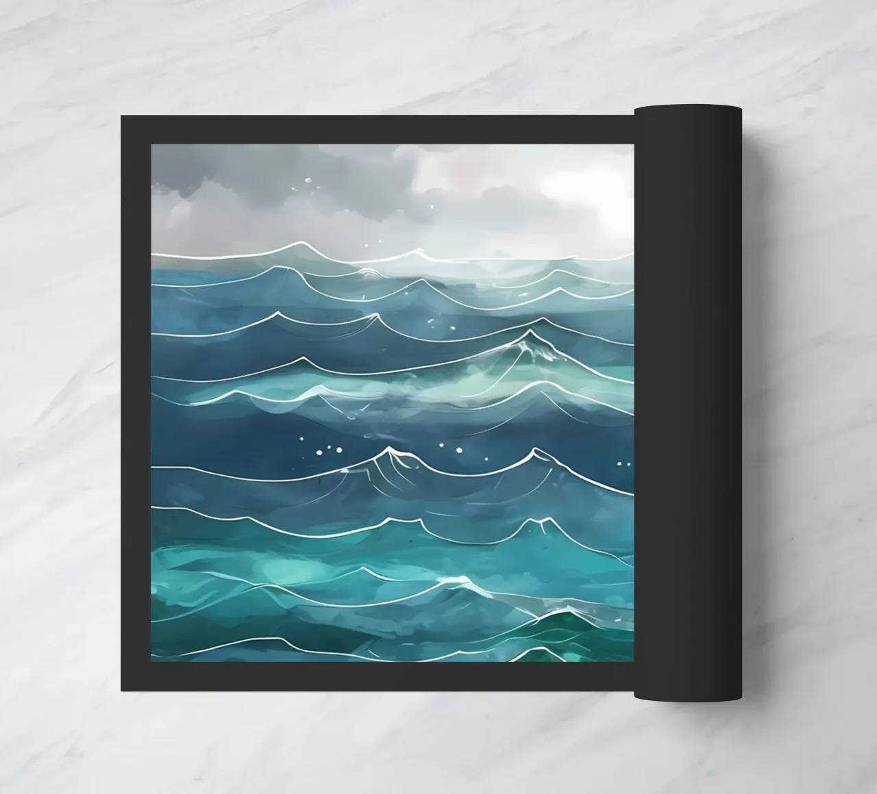 Serenità dell'oceano zerbino da Artistic-shop