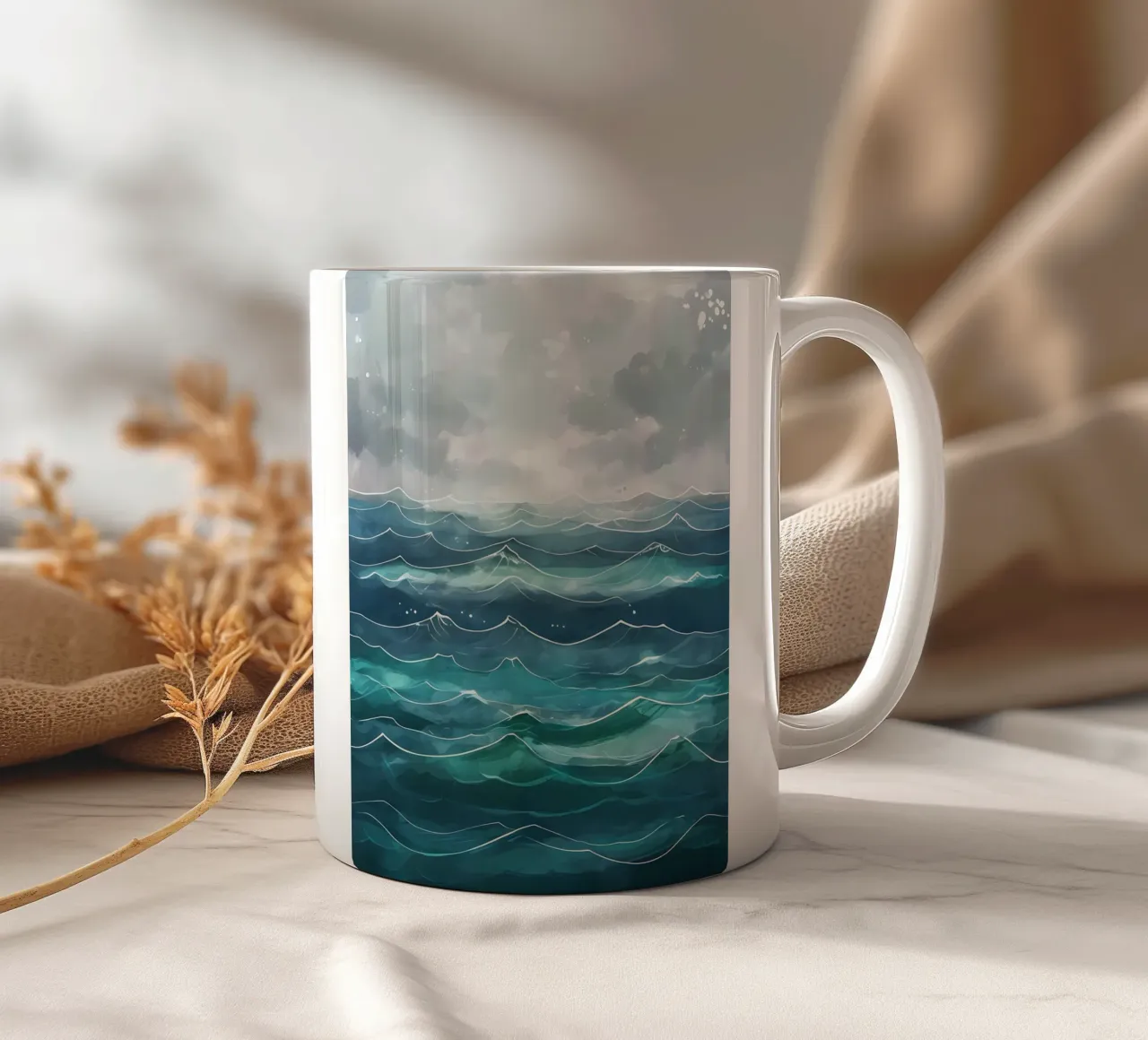 Serenità dell'oceano tazza in ceramica da Artistic-shop
